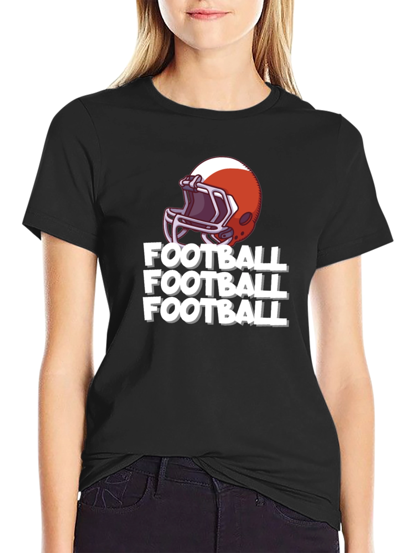Football Helmet T-Shirt
