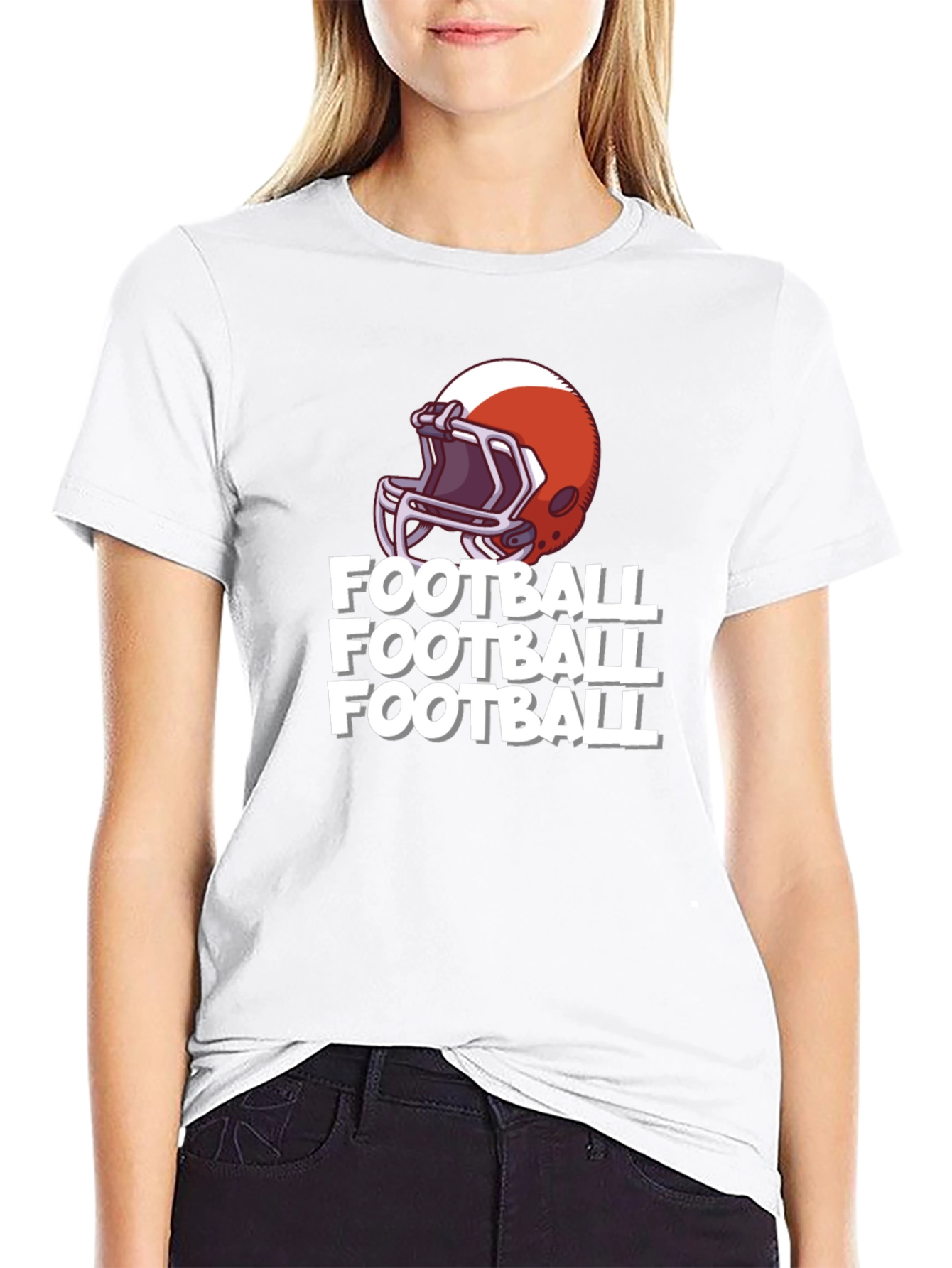 Football Helmet T-Shirt