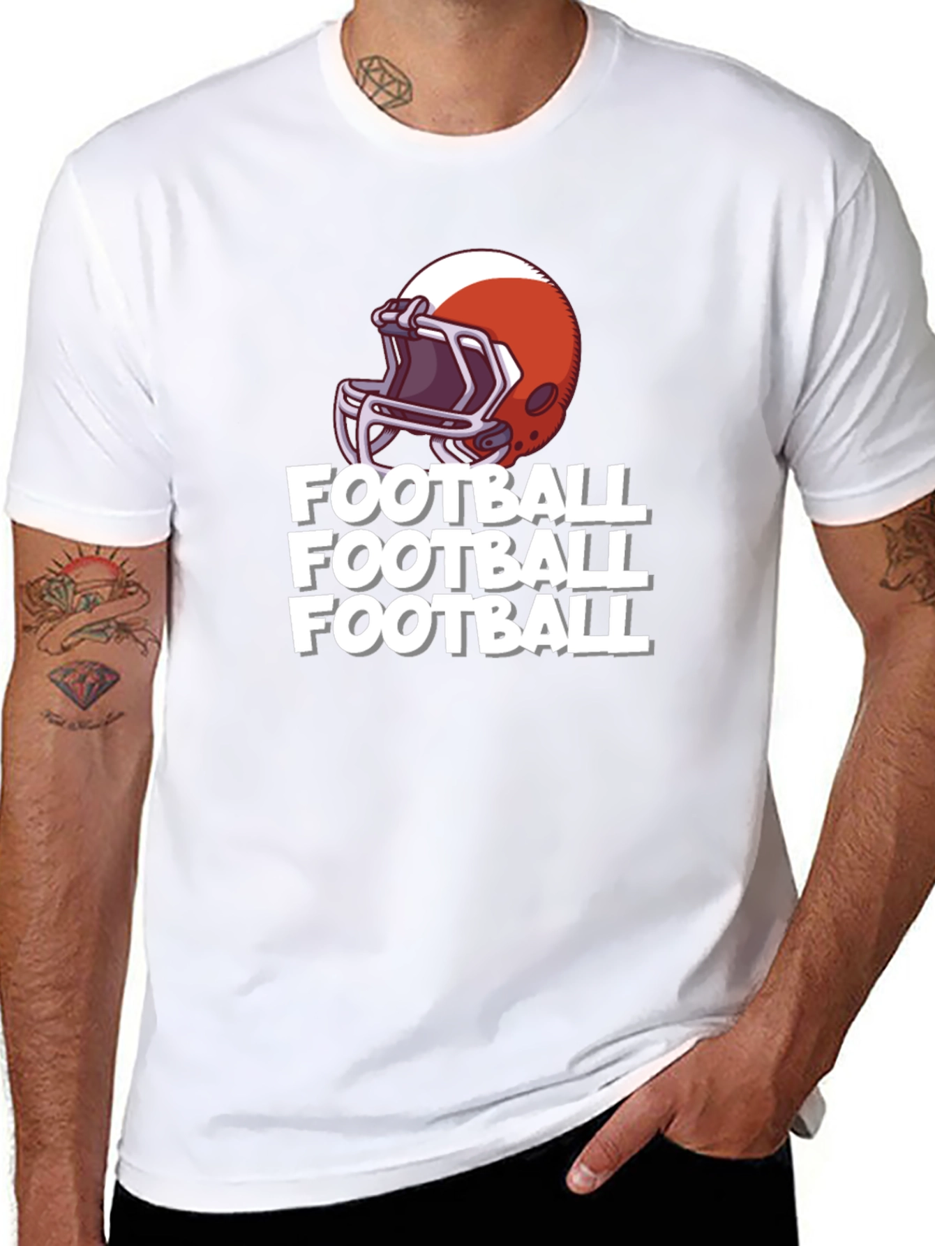 Football Helmet T-Shirt