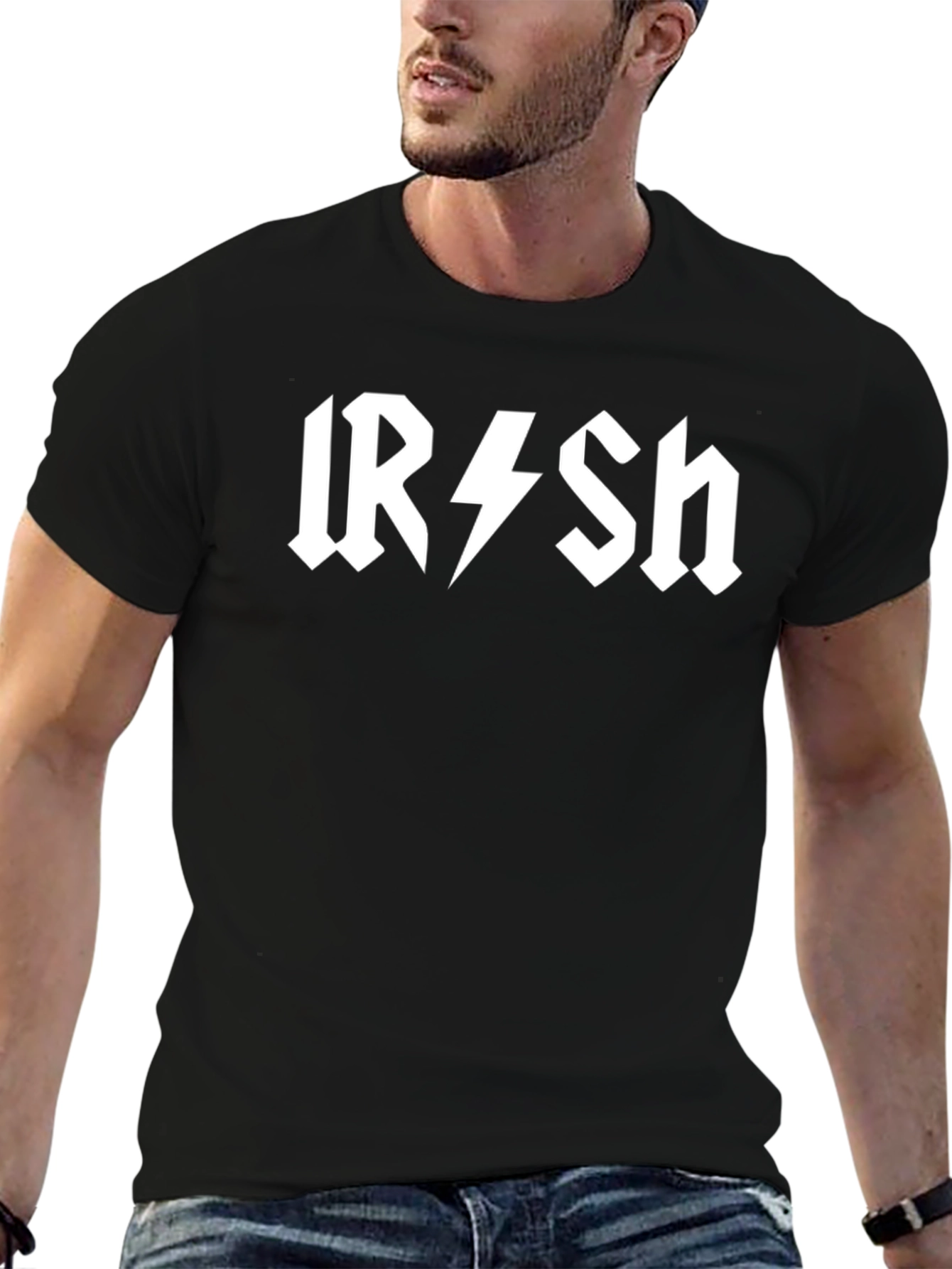 Irish AC/DC Style Graphic T-Shirt