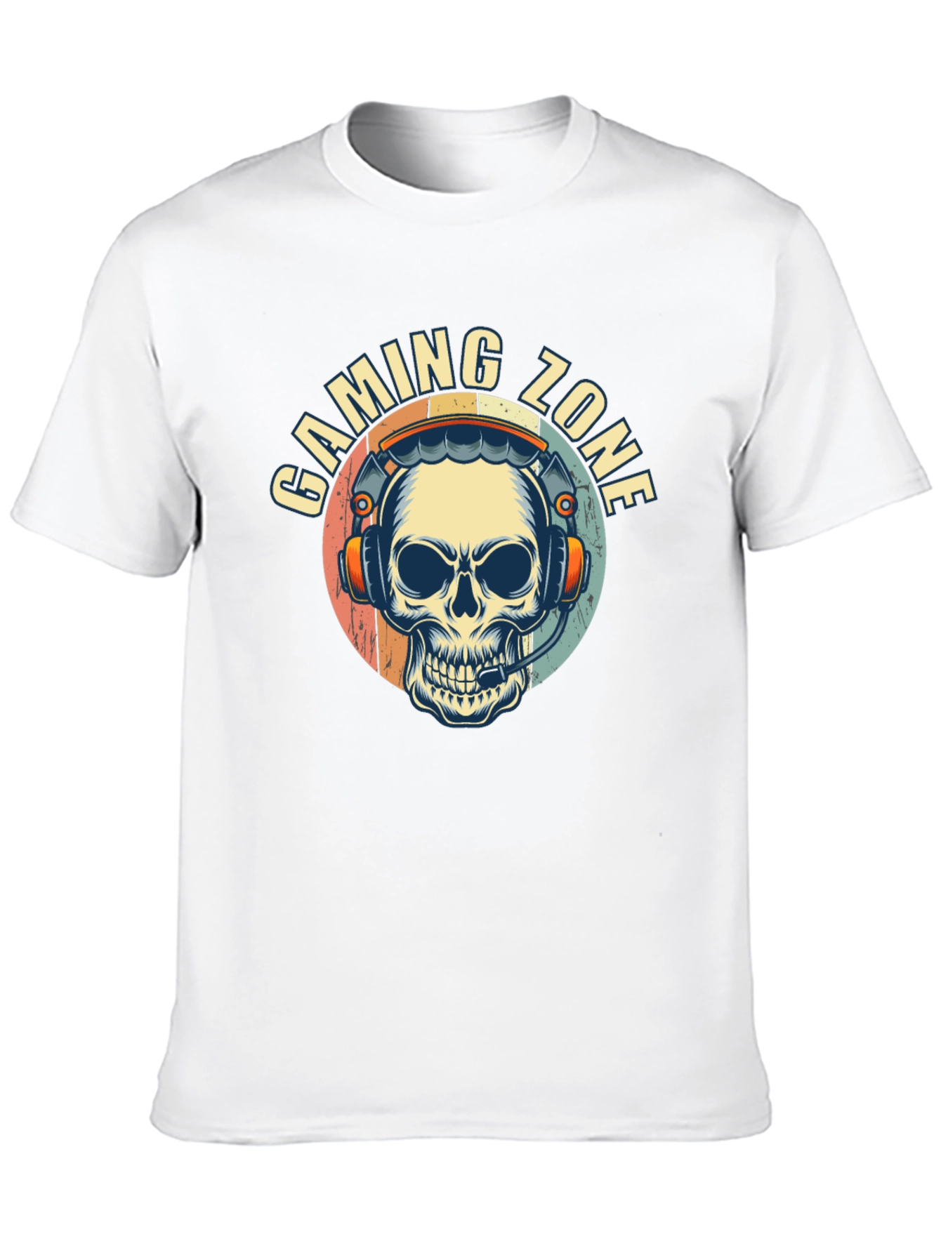Gaming Zone Skull Graphic Tee