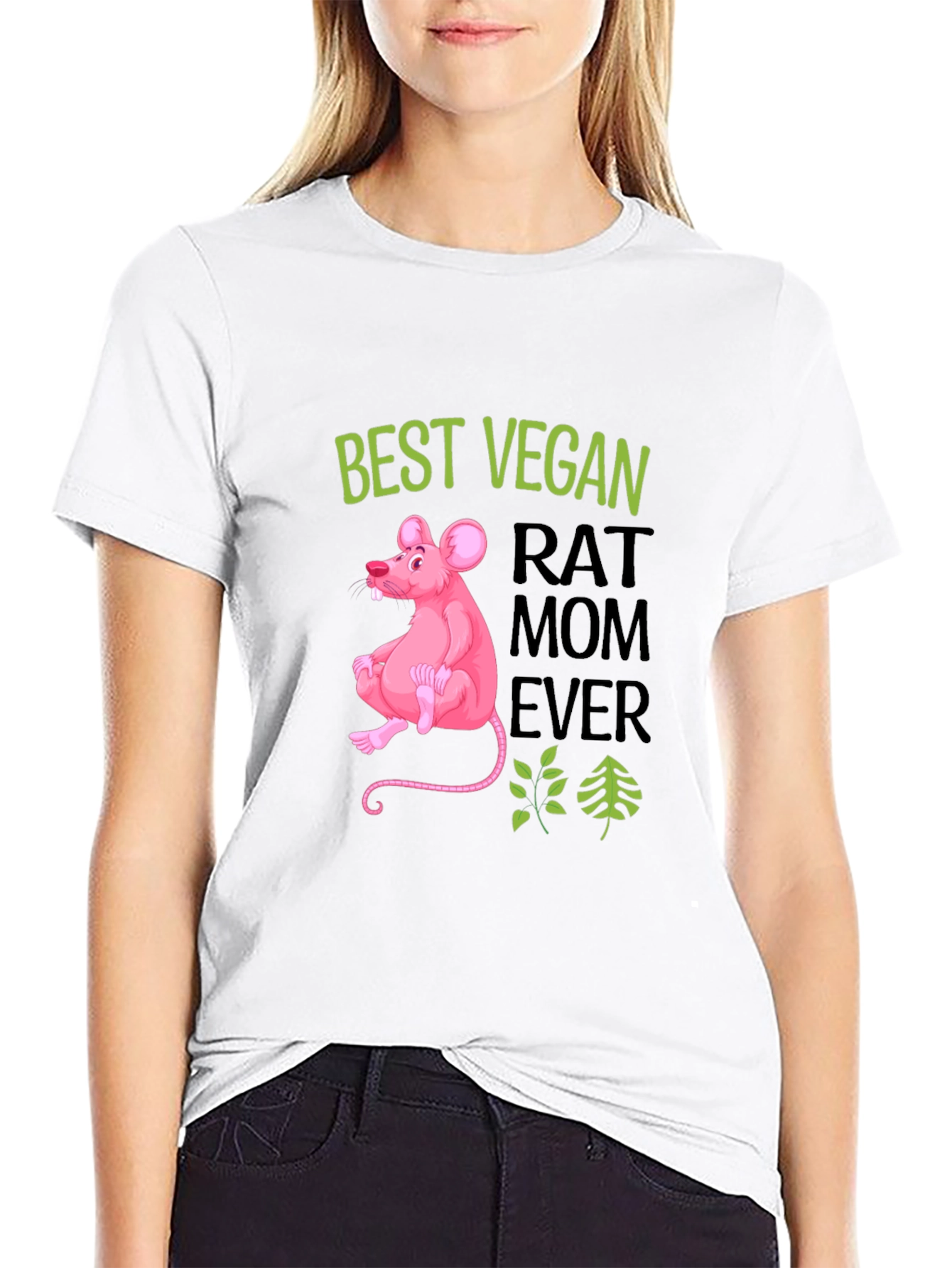 Vegan Rat Mom Ever T-Shirt