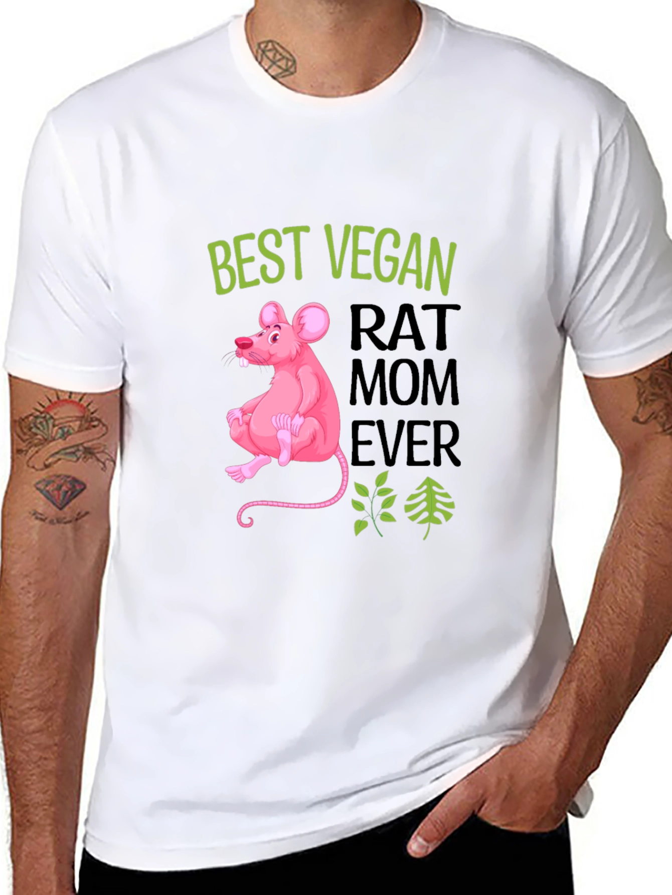 Vegan Rat Mom Ever T-Shirt