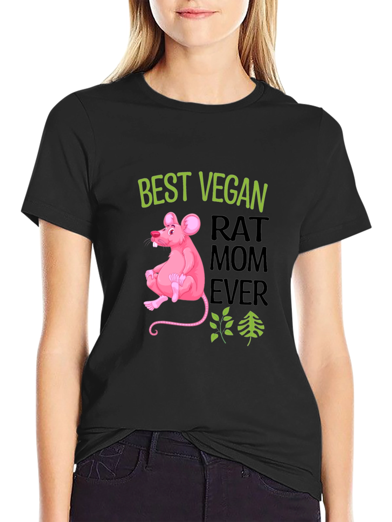 Vegan Rat Mom Ever T-Shirt