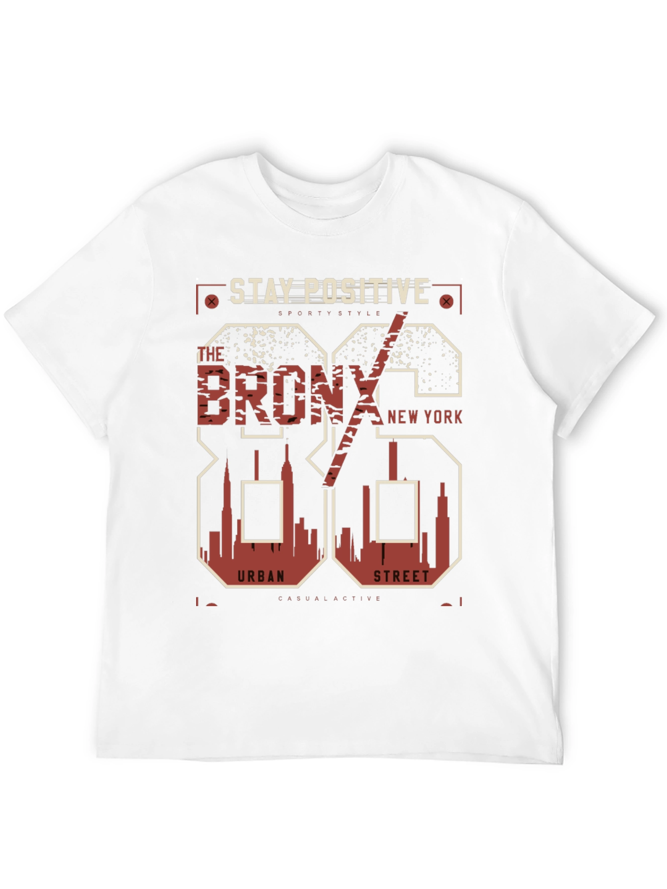 Stay Positive Bronx Graphic Tee