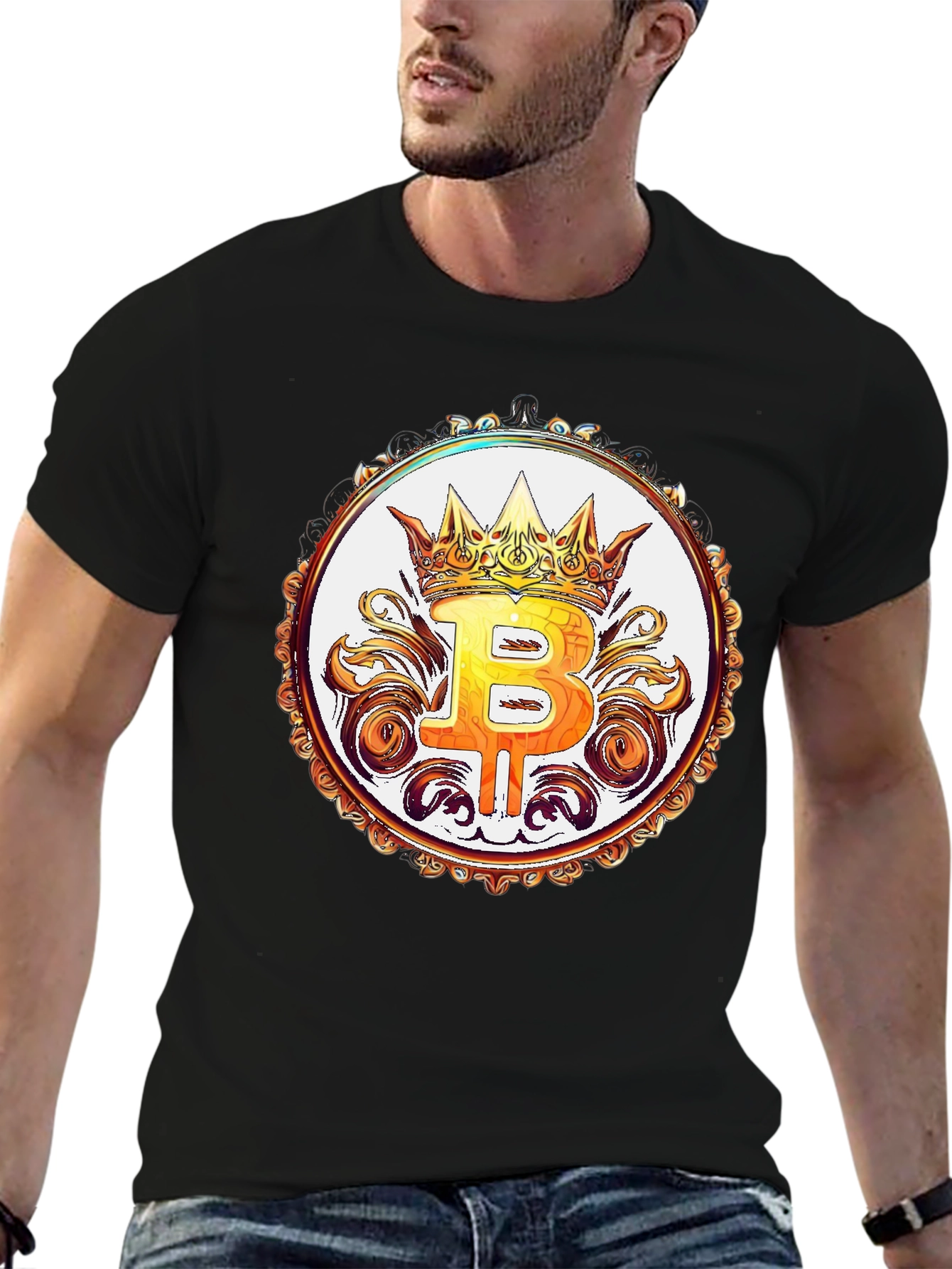 Bitcoin King T-Shirt - Crypto Currency Tee