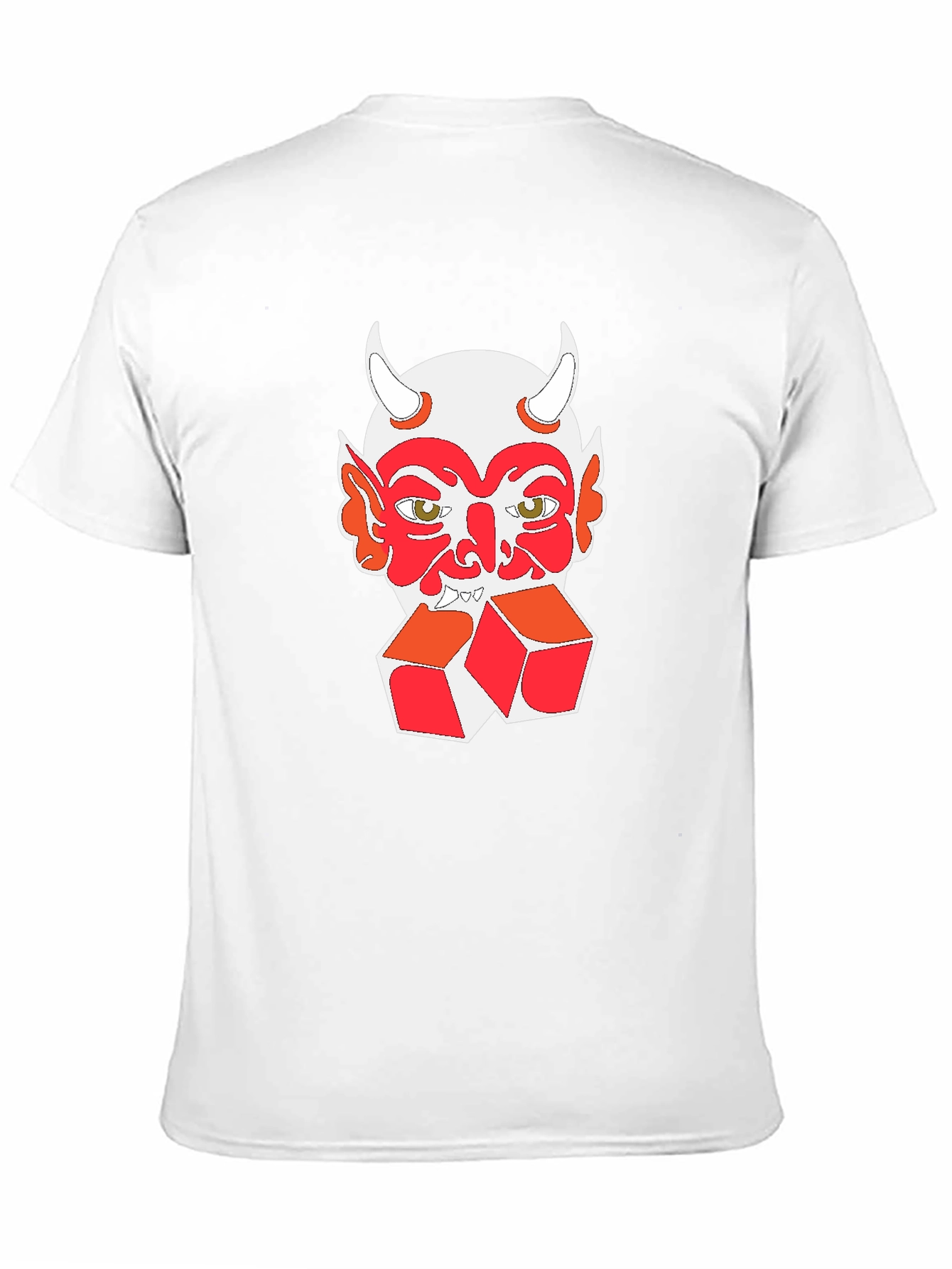 Devil Dice Graphic Tee - Black Cotton Casual Shirt