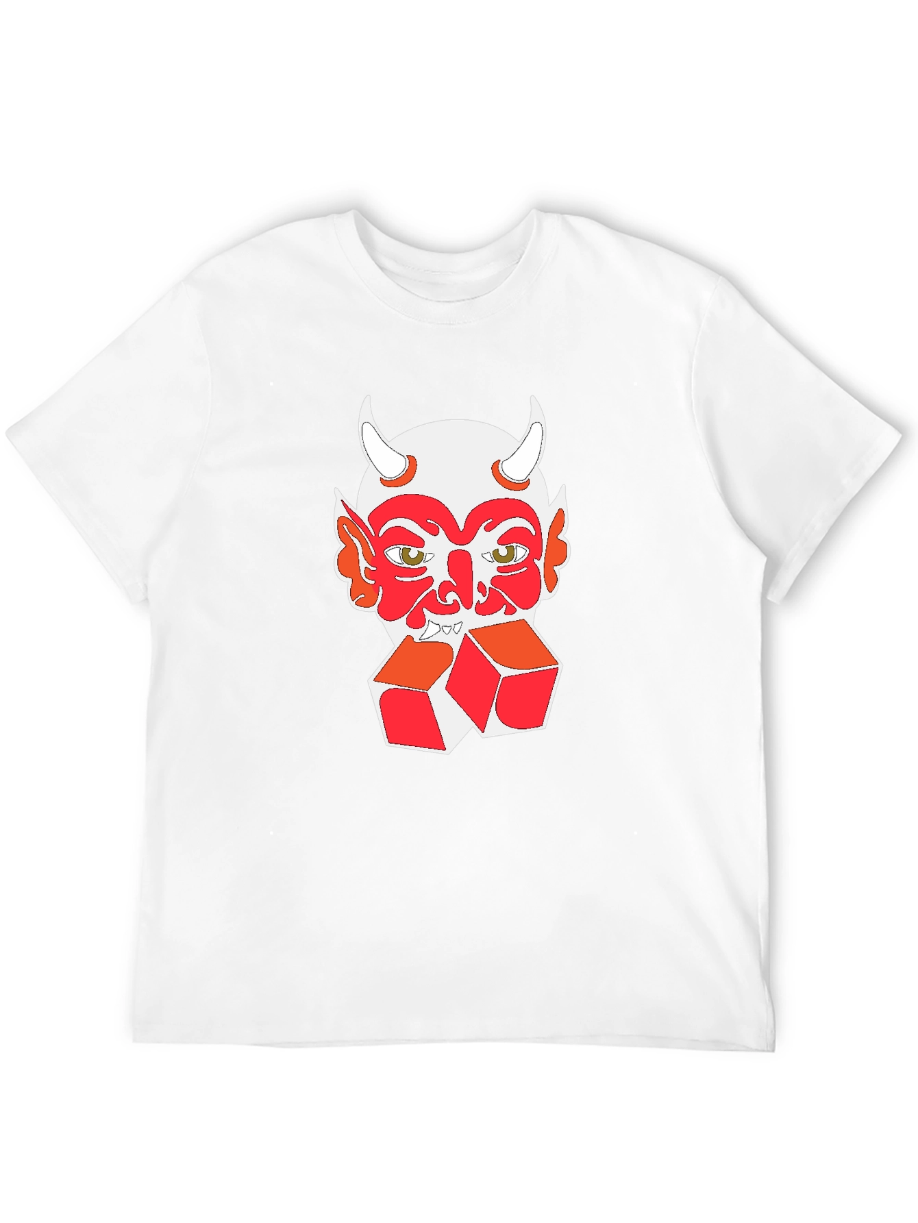 Devil Dice Graphic Tee - Black Cotton Casual Shirt