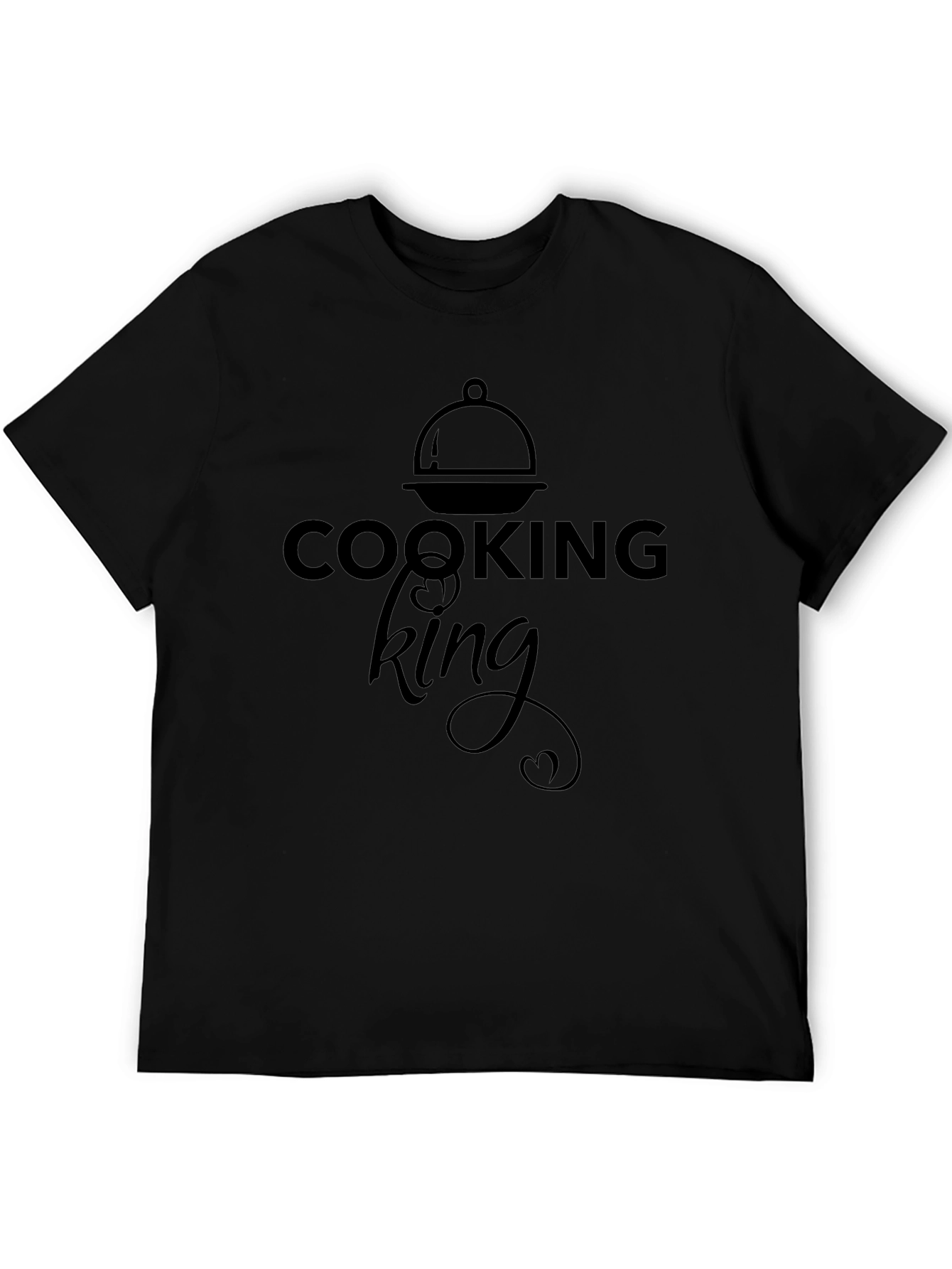Cooking King Graphic Tee - Black T-Shirt
