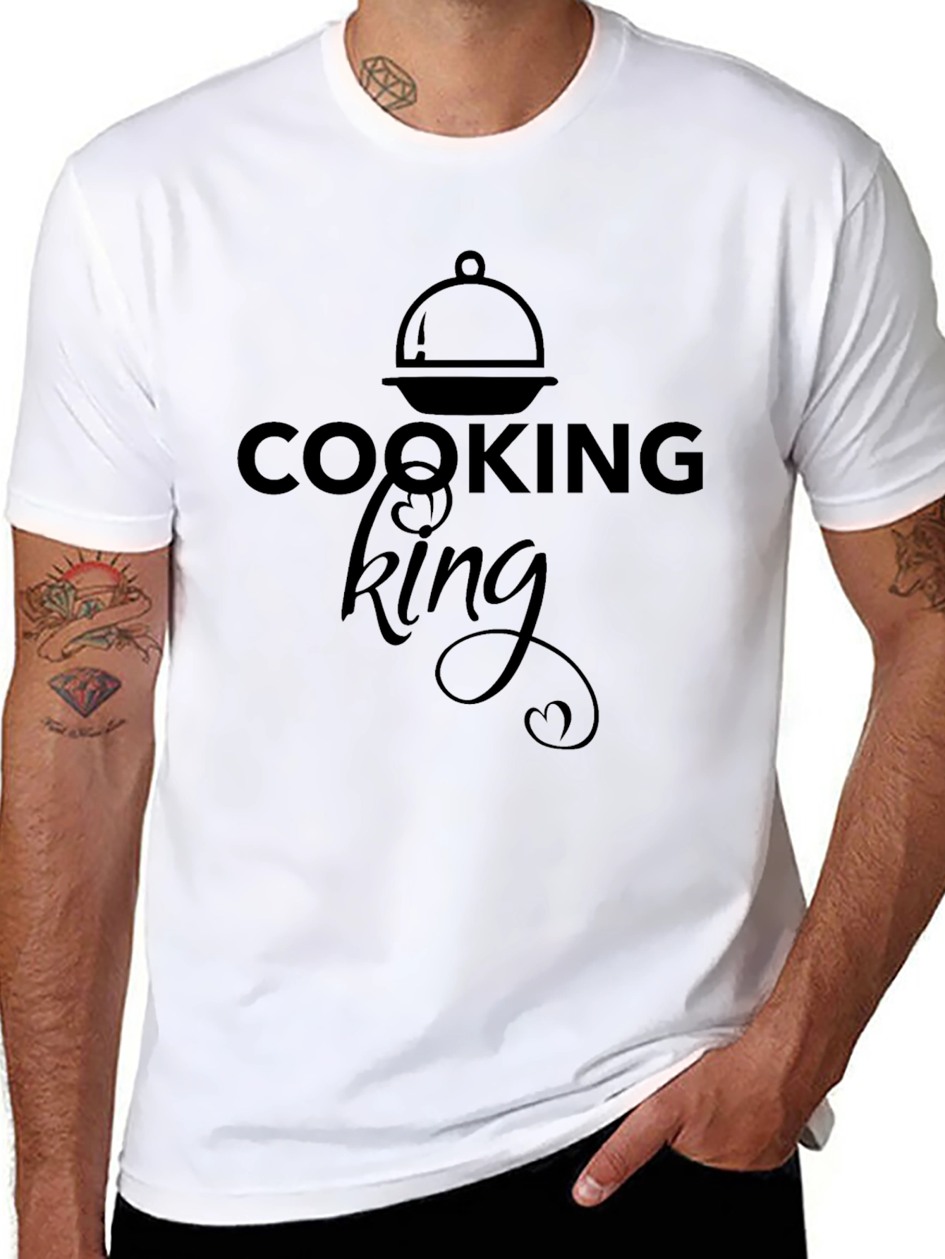 Cooking King Graphic Tee - Black T-Shirt