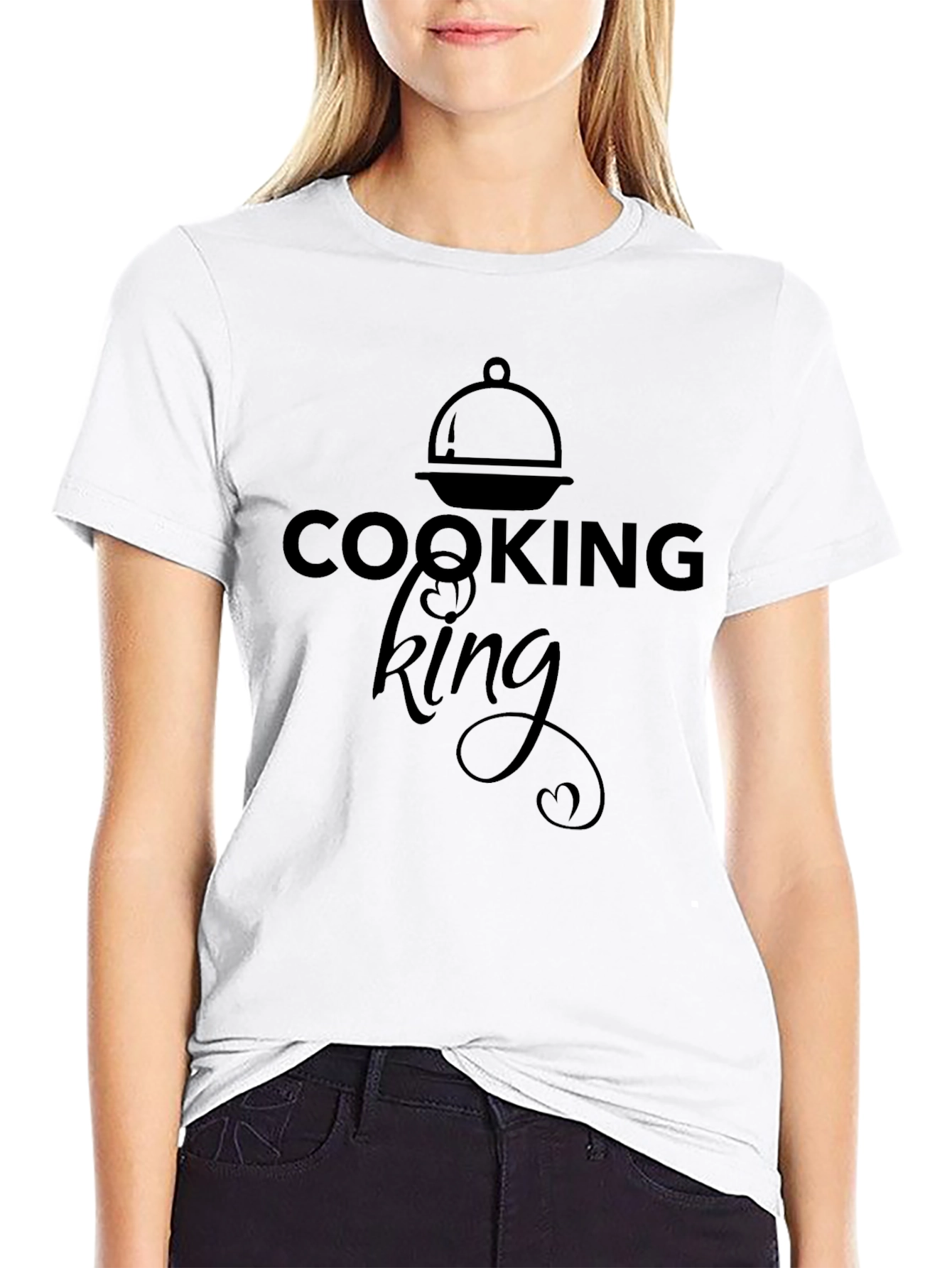 Cooking King Graphic Tee - Black T-Shirt
