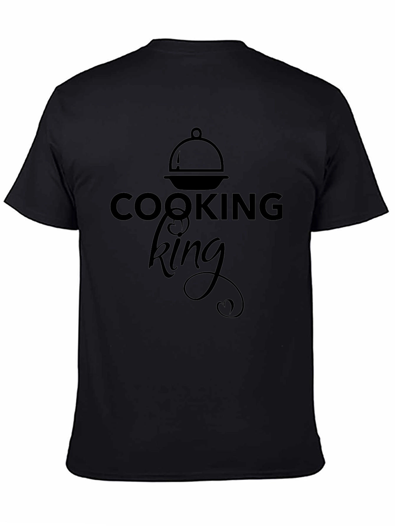 Cooking King Graphic Tee - Black T-Shirt