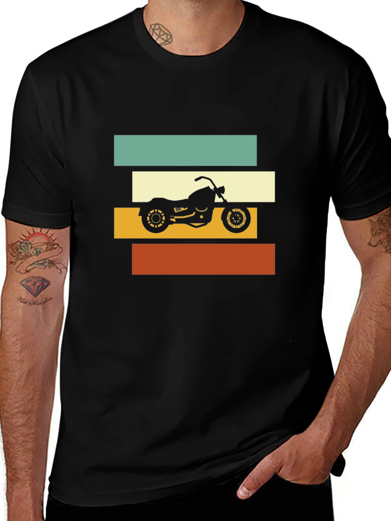 Retro Motorcycle Graphic Tee
