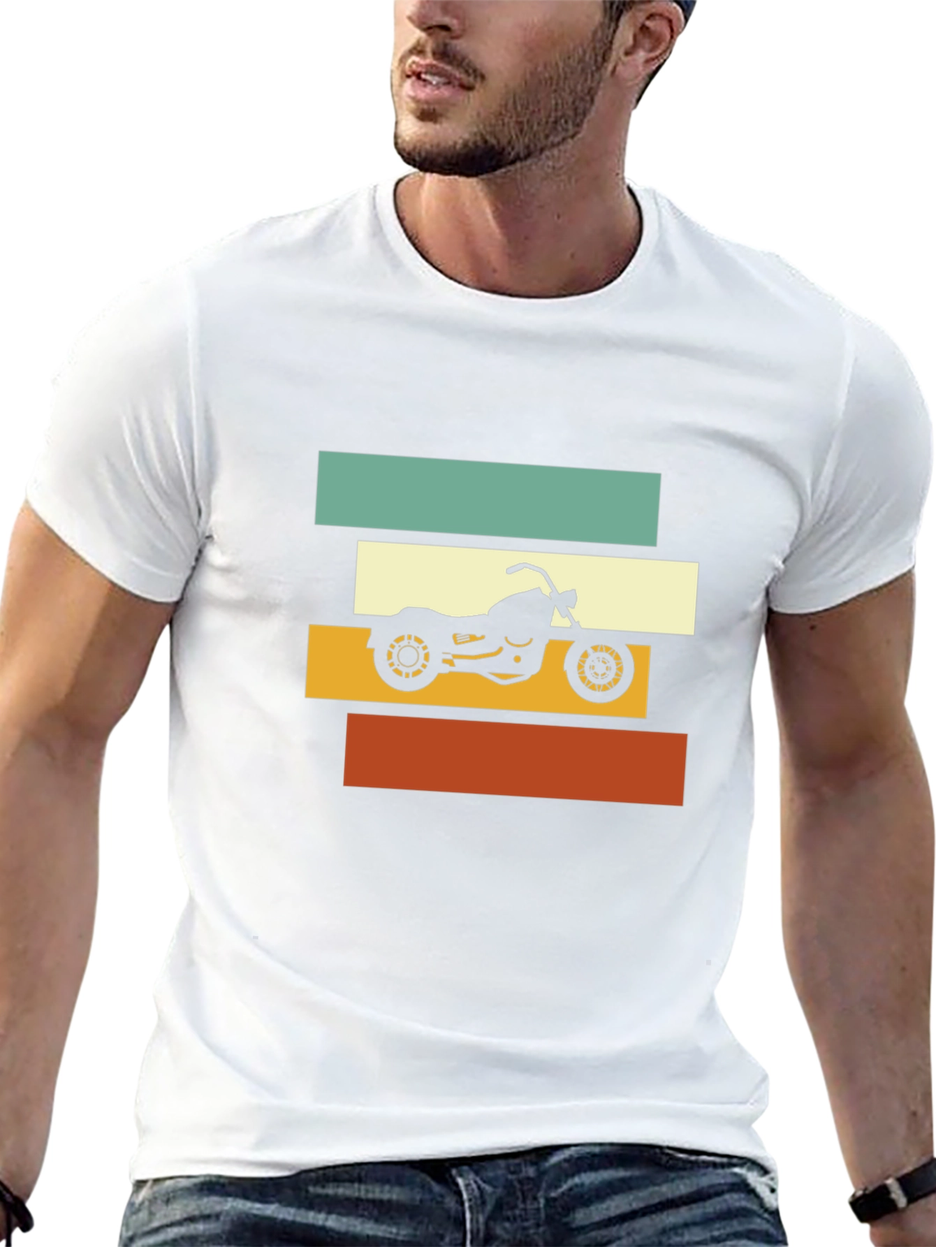 Retro Motorcycle Graphic Tee
