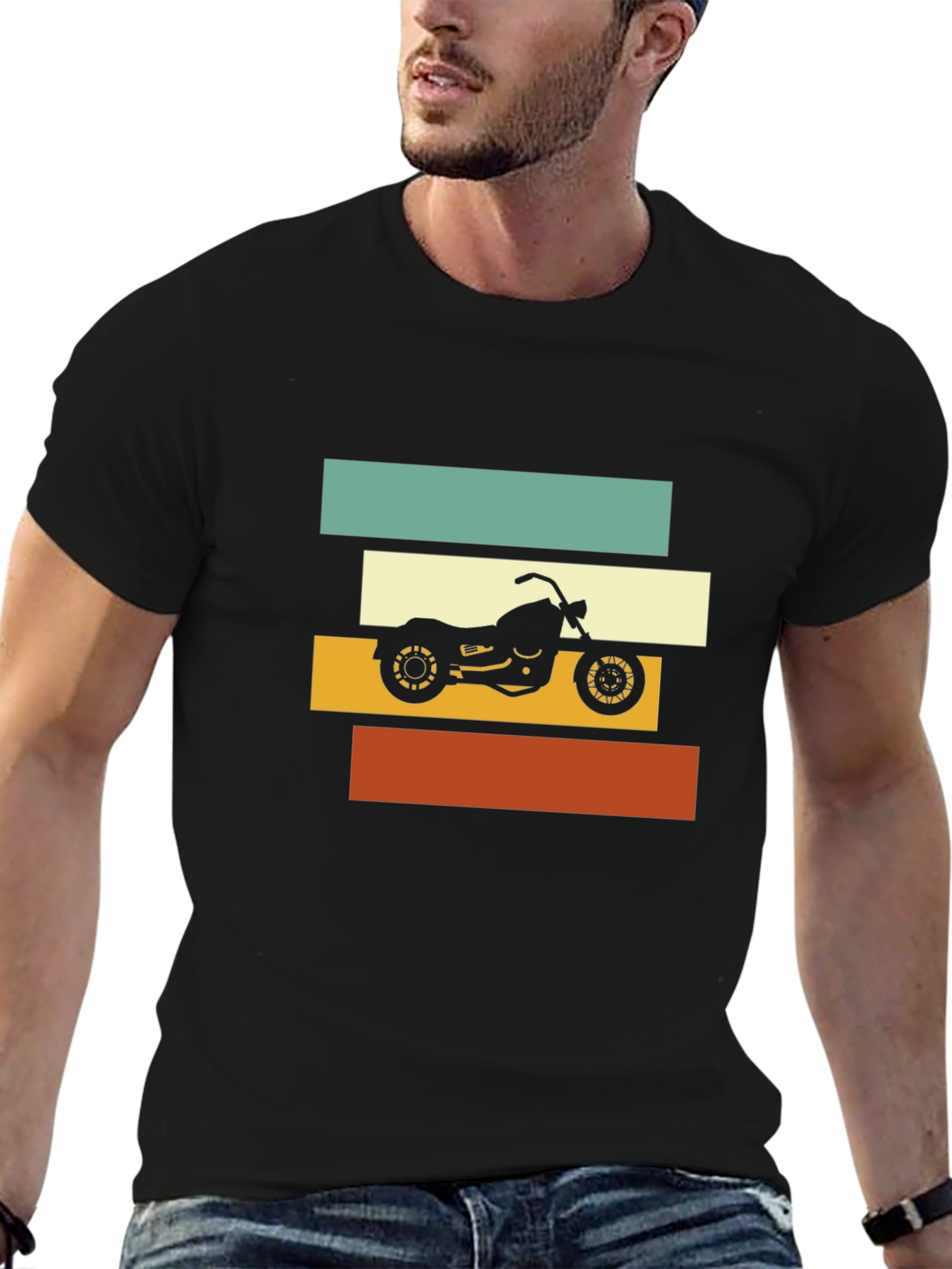 Retro Motorcycle Graphic Tee