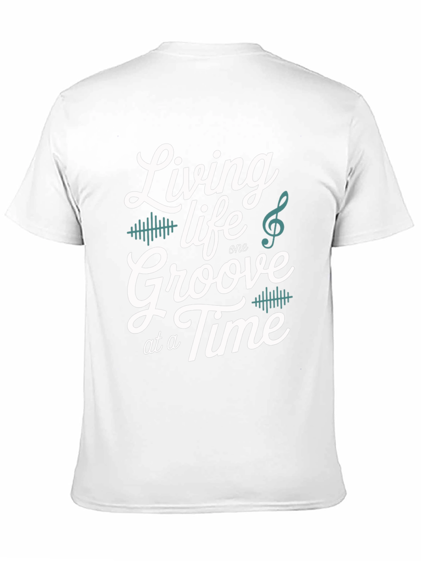 Living Life One Groove at a Time Black T-Shirt
