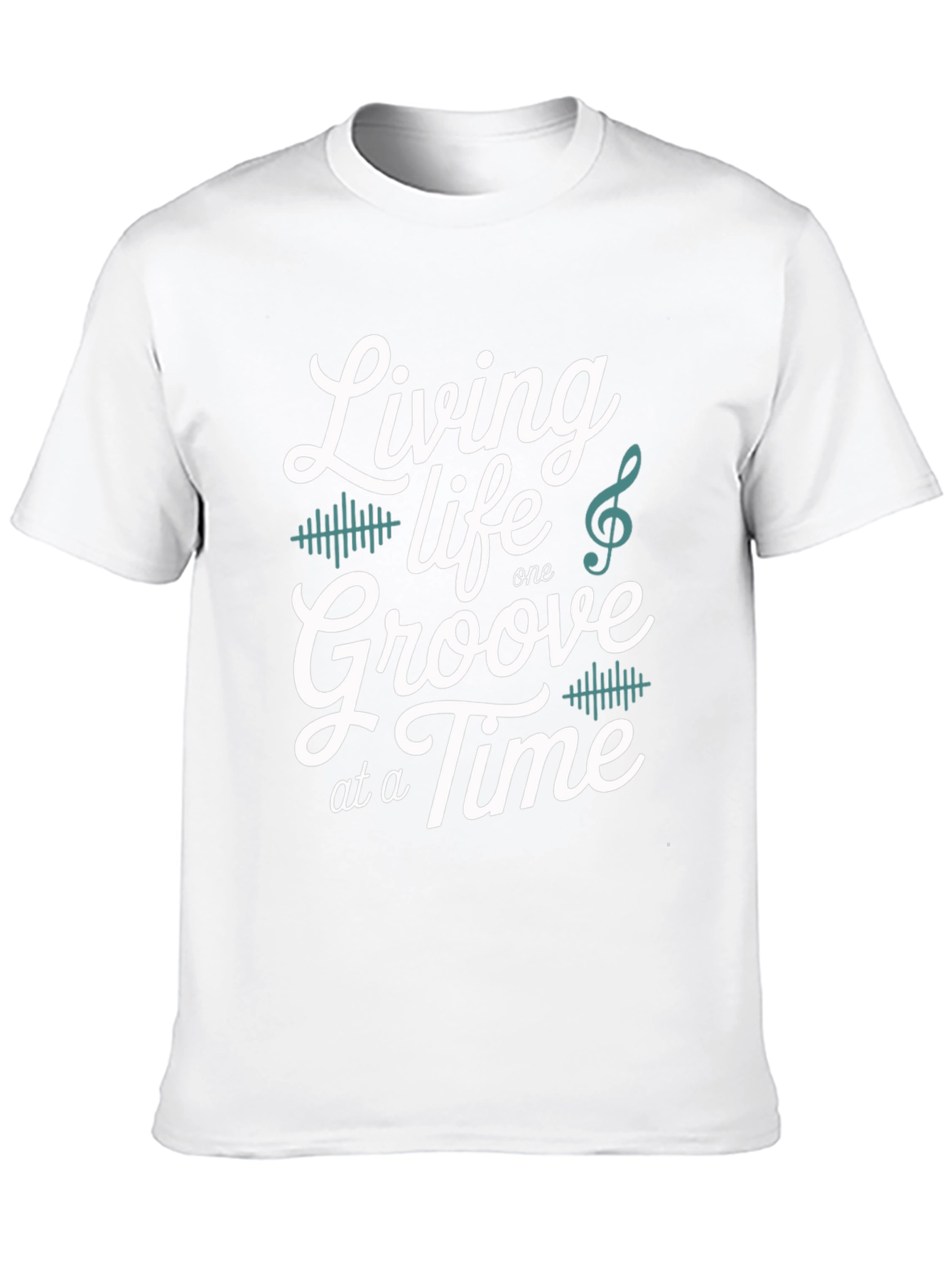 Living Life One Groove at a Time Black T-Shirt