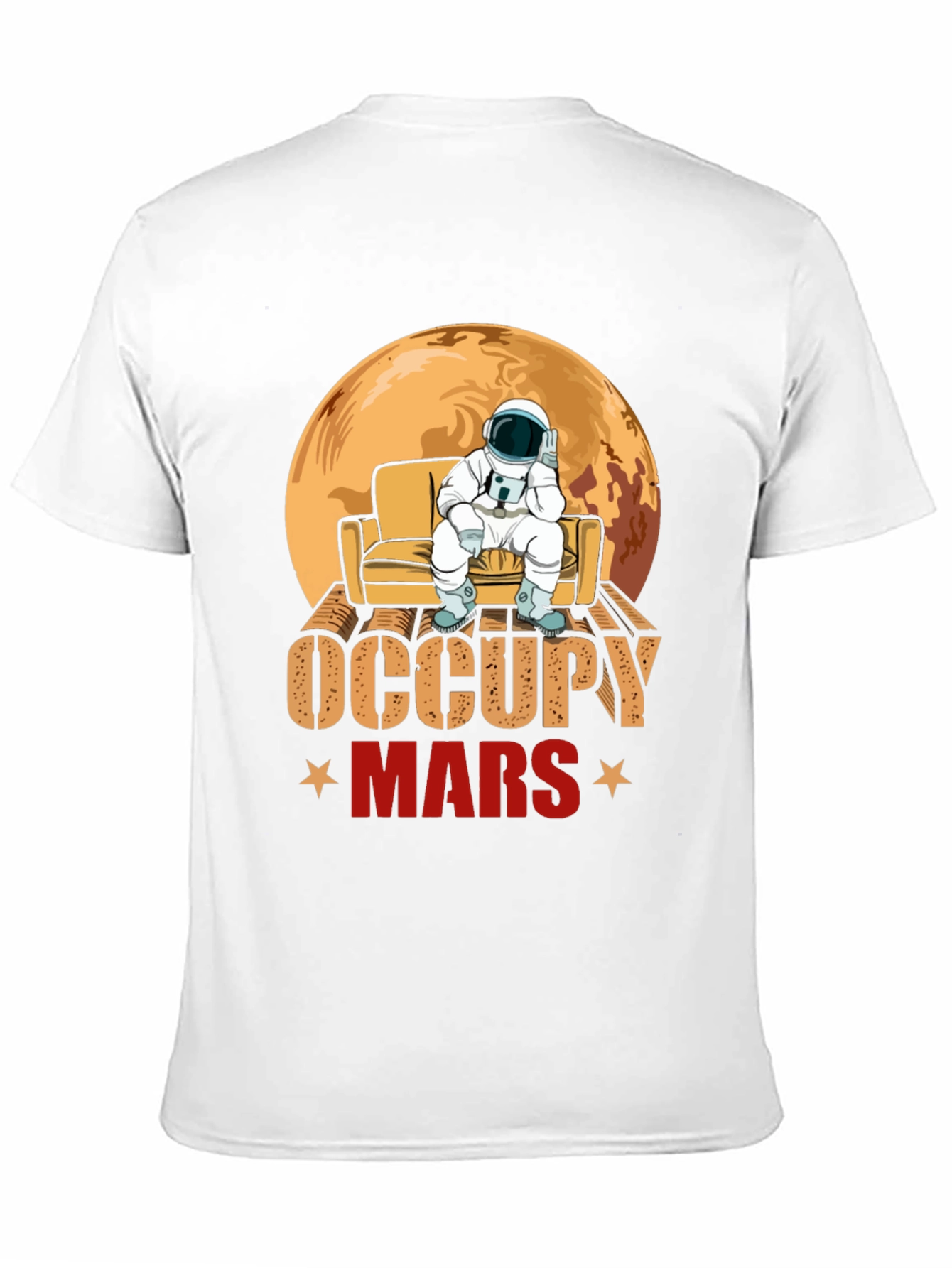 Occupy Mars Astronaut Graphic T-Shirt