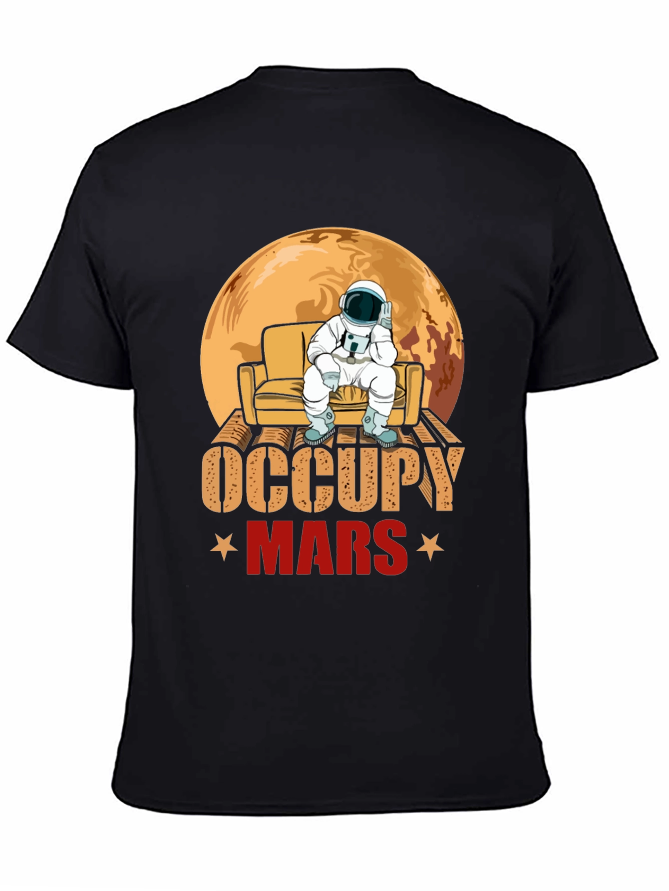 Occupy Mars Astronaut Graphic T-Shirt