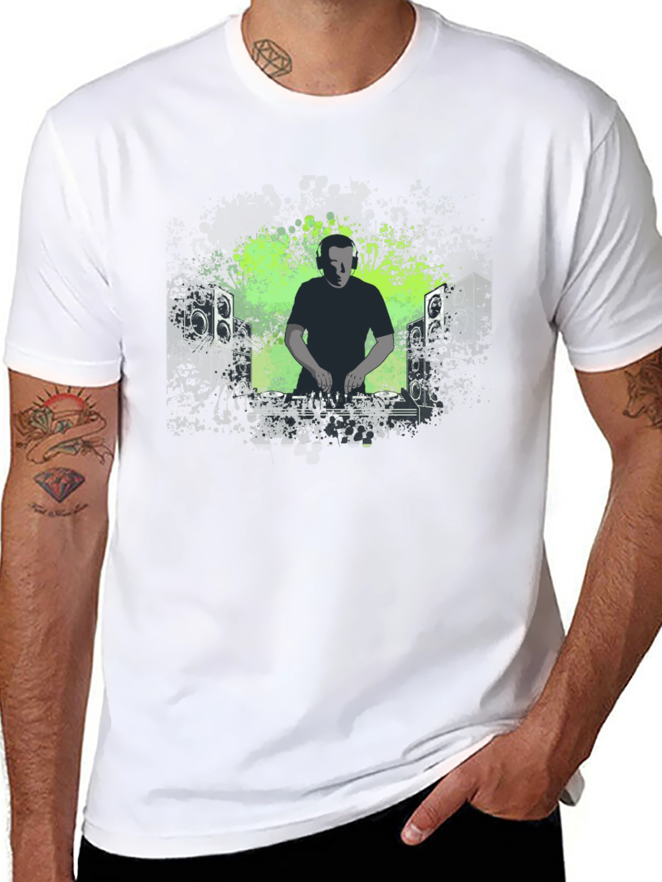 DJ Graphic T-Shirt - Music Lover Tee
