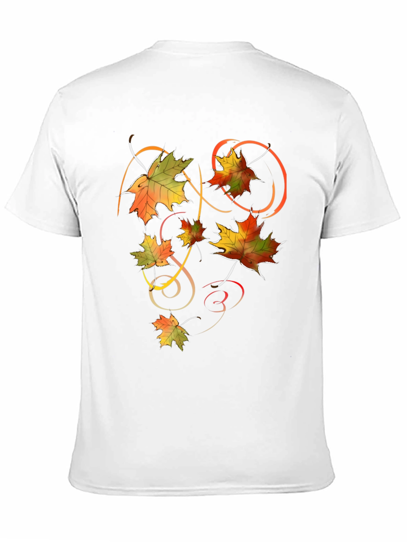 Autumn Leaves Graphic T-Shirt - Stylish Fall Design