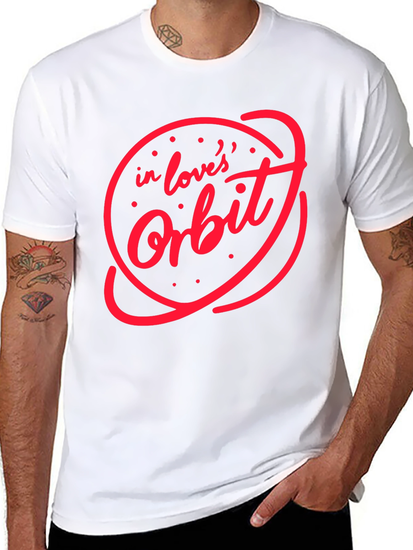 In Loves Orbit Graphic Tee - Black