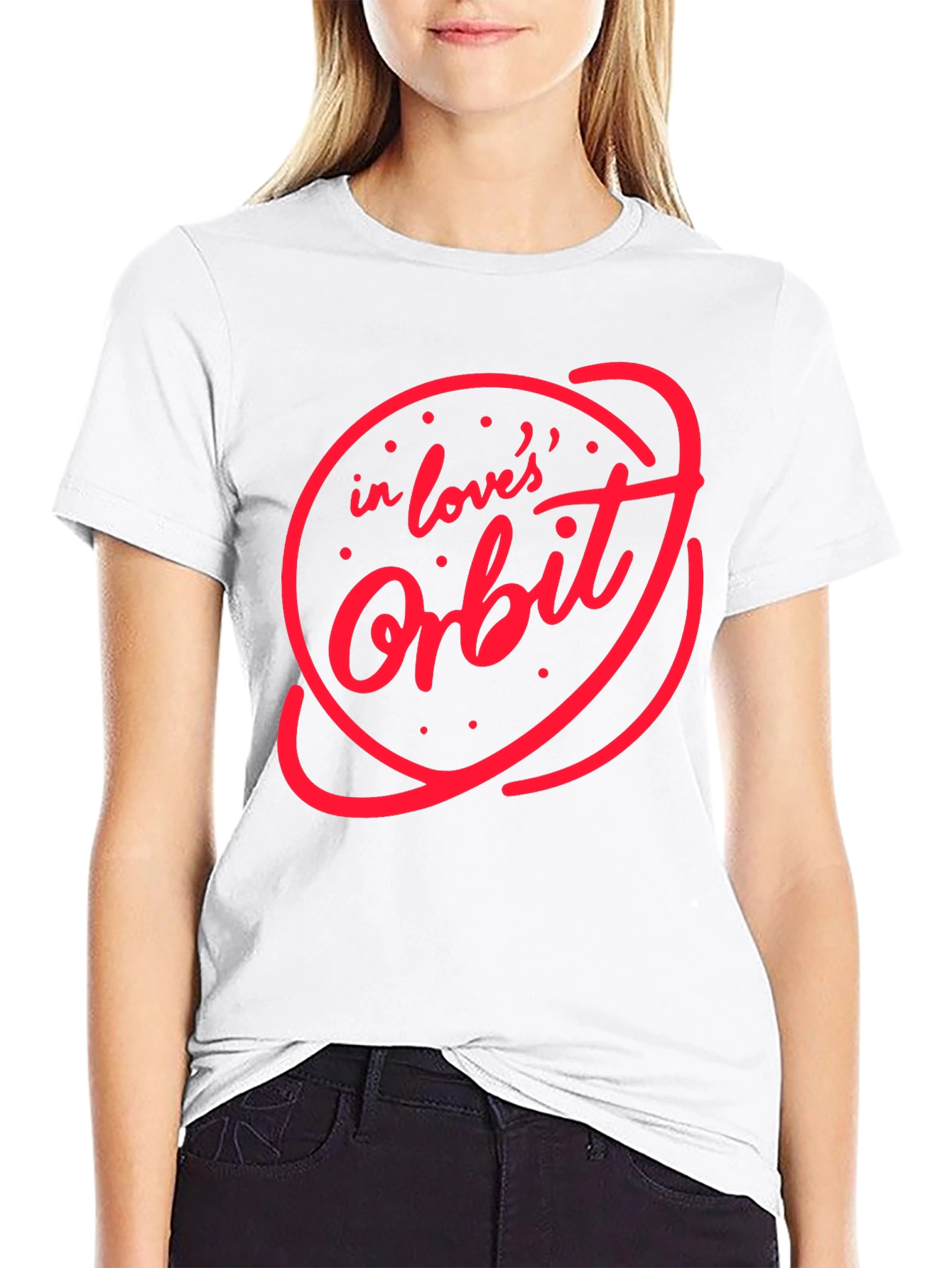 In Loves Orbit Graphic Tee - Black