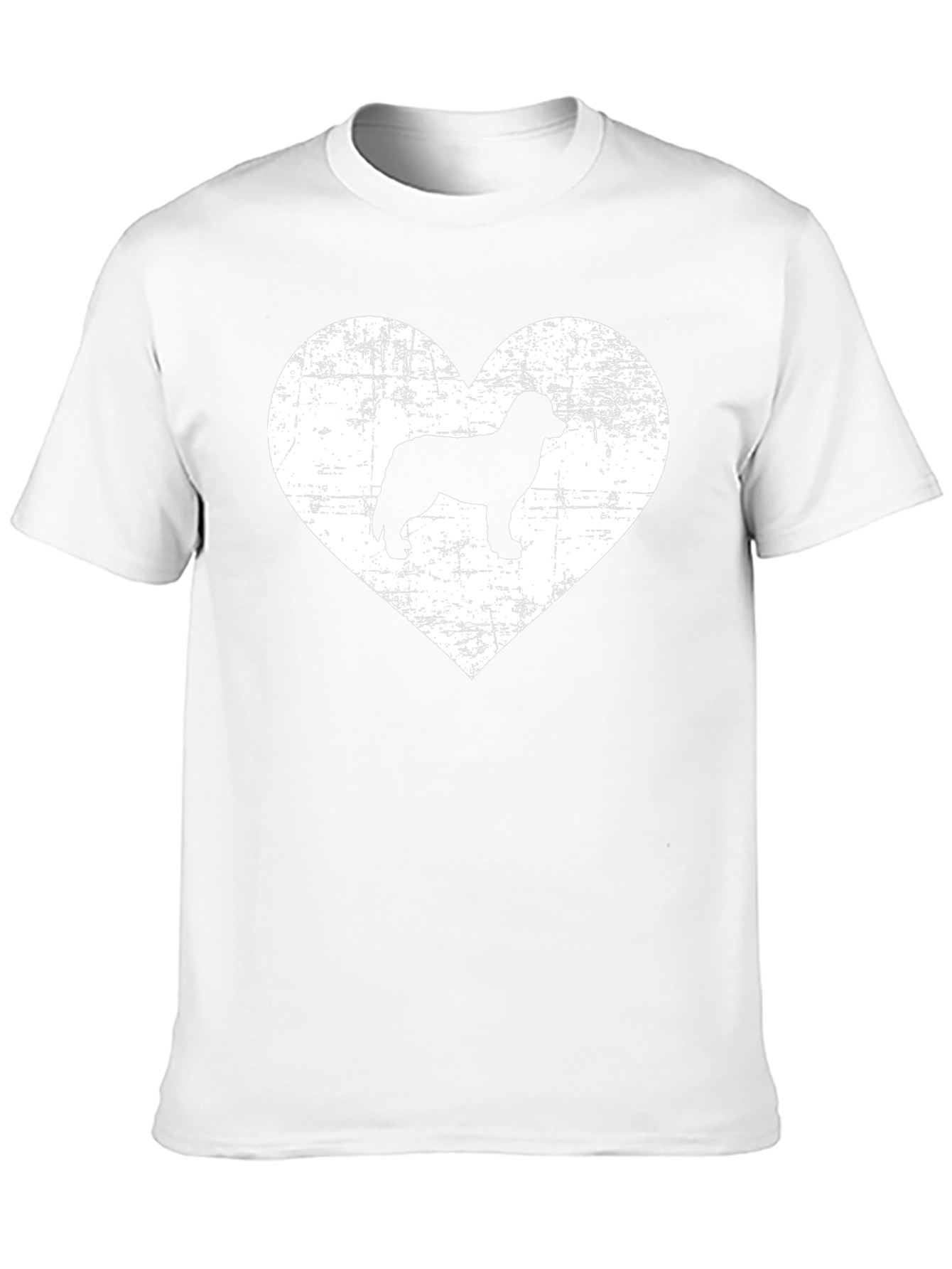 Distressed Dog Heart T-Shirt