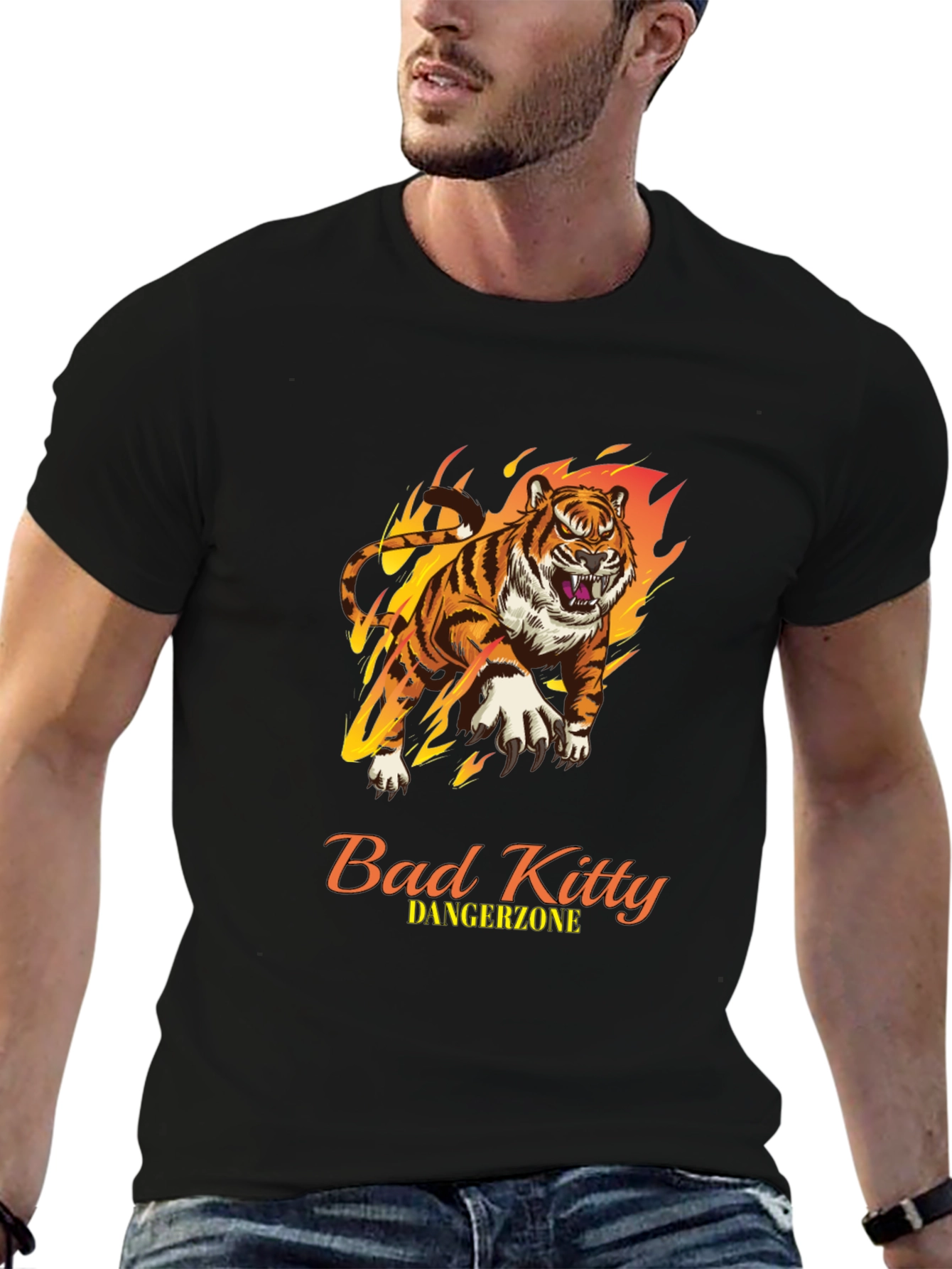 Bad Kitty Dangerzone Graphic Tee