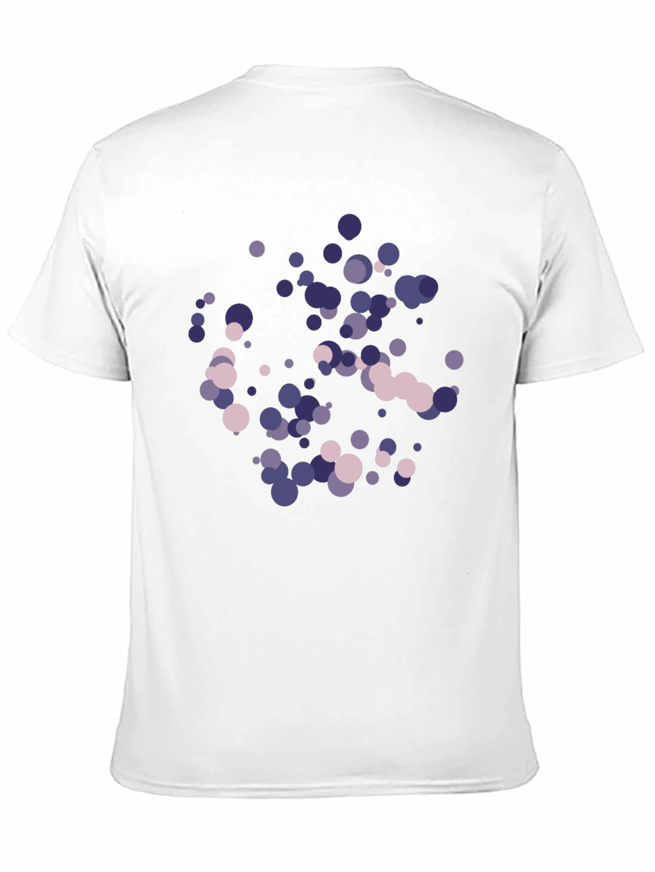 Abstract Dots Graphic Black T-Shirt