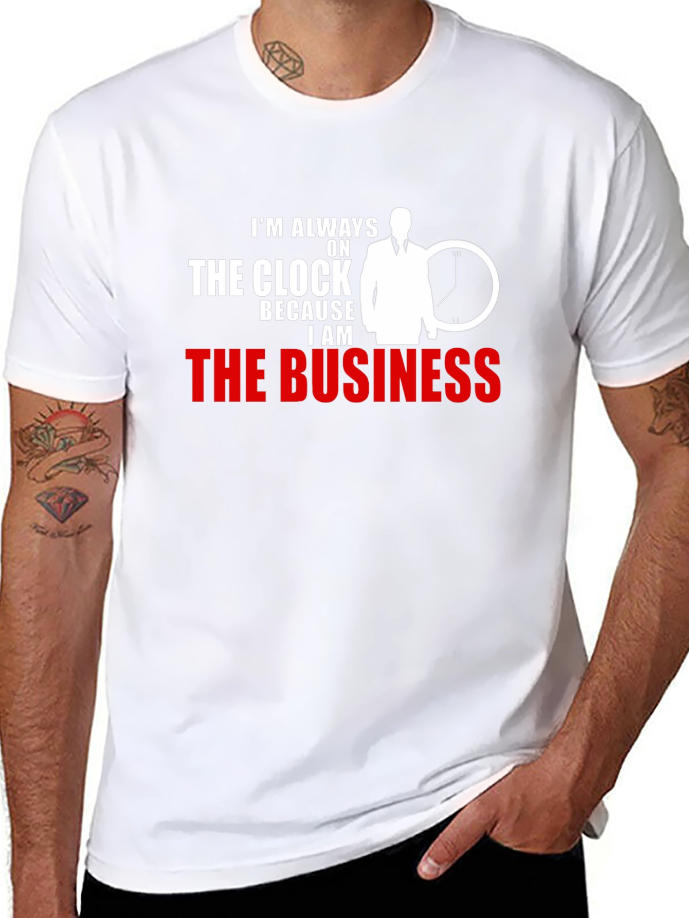 Always On The Clock T-Shirt - Business Professional Tee