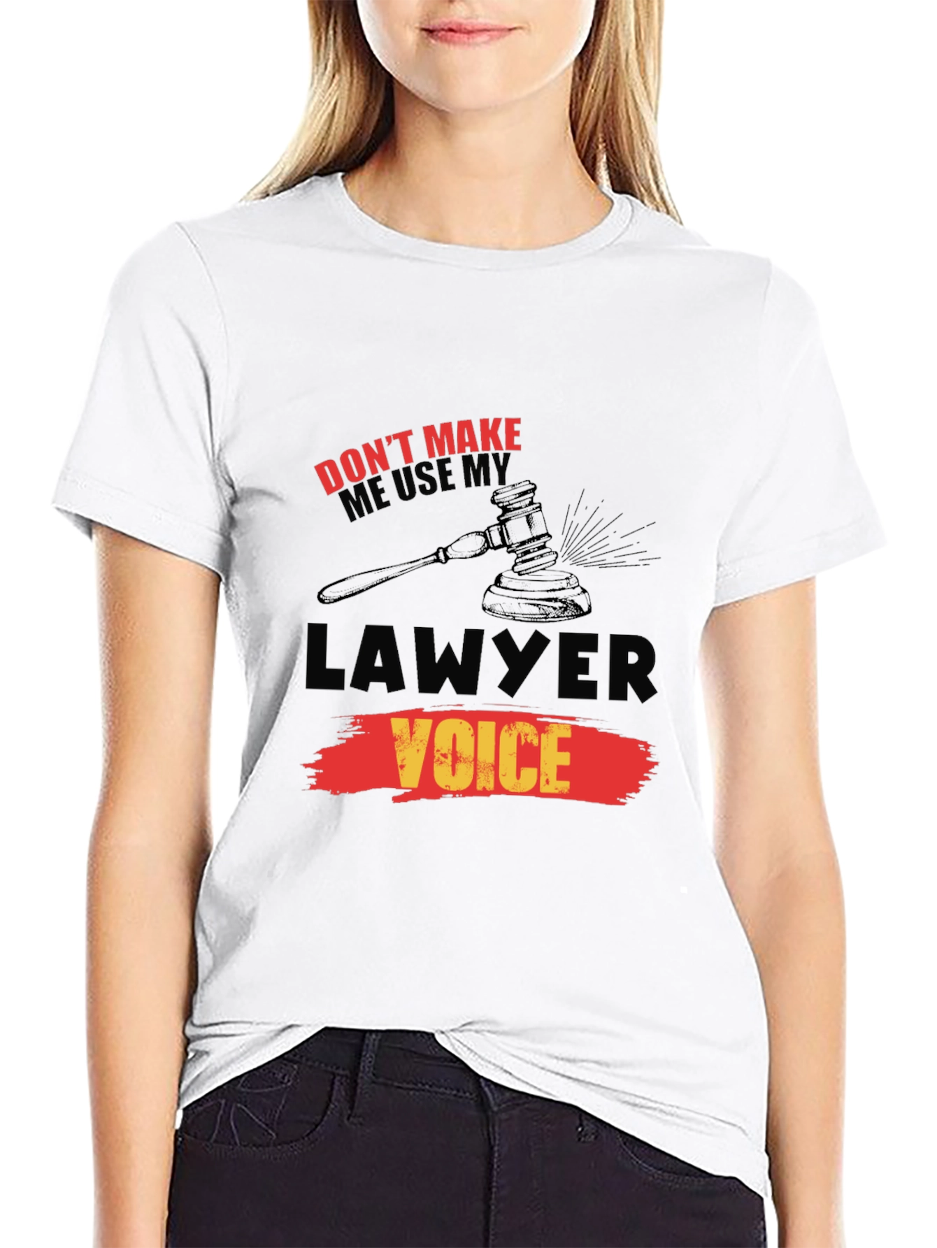 Lawyer Voice T-Shirt - Funny Legal Humor