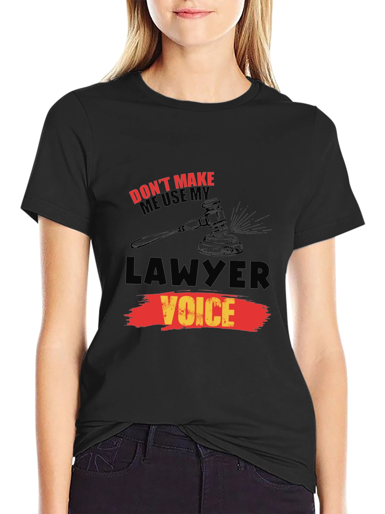 Lawyer Voice T-Shirt - Funny Legal Humor