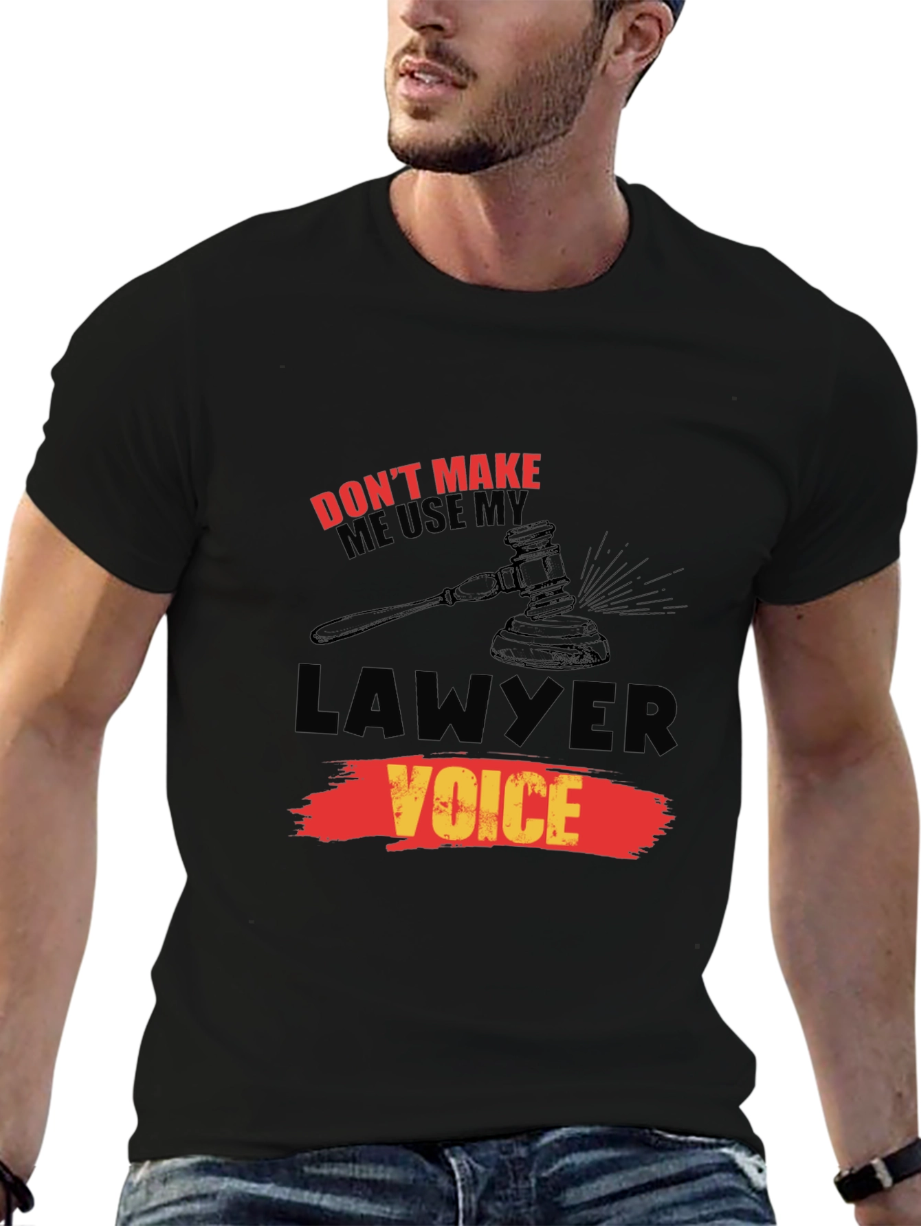 Lawyer Voice T-Shirt - Funny Legal Humor
