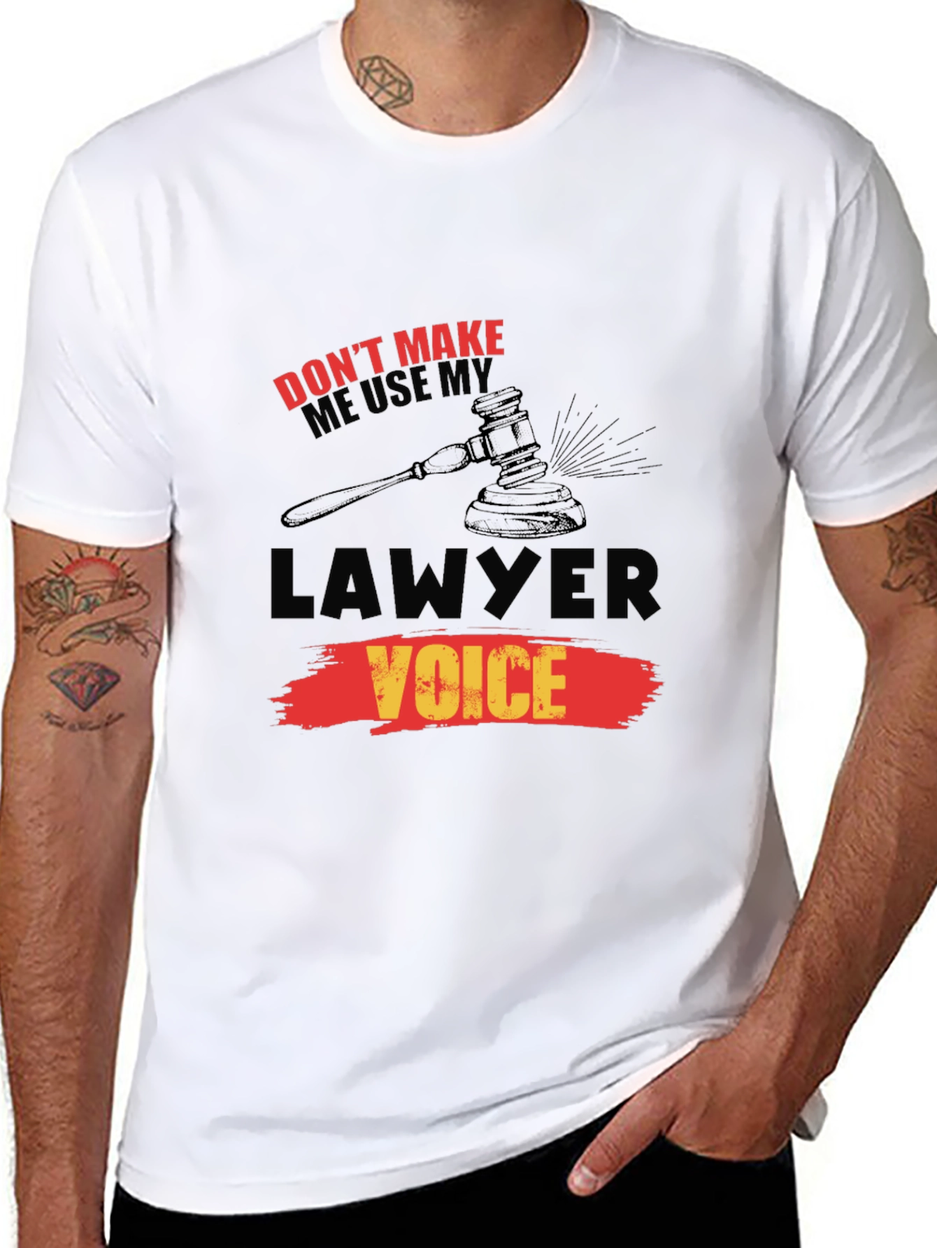 Lawyer Voice T-Shirt - Funny Legal Humor
