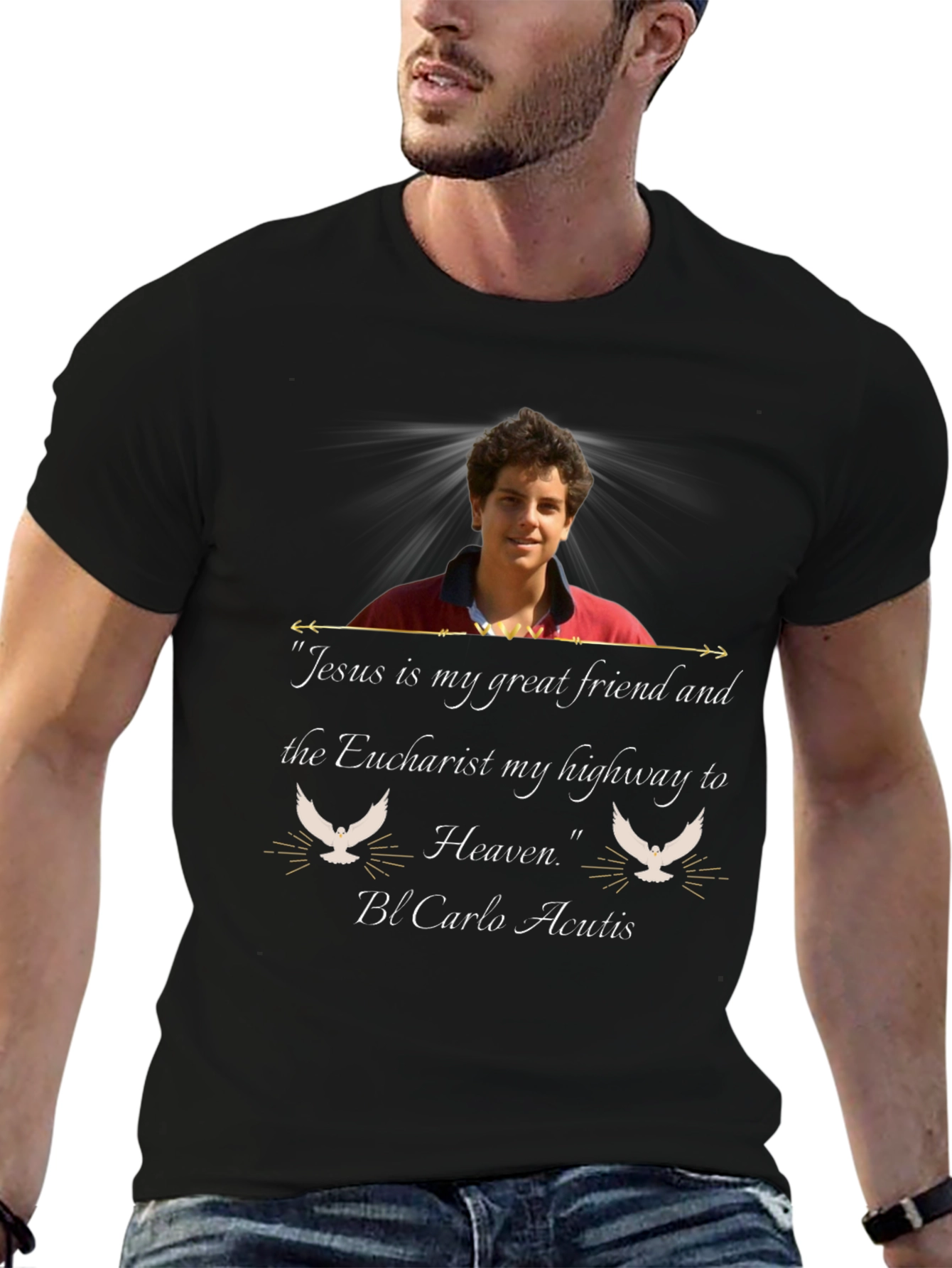 Carlo Acutis T-Shirt - Blessed Catholic Youth