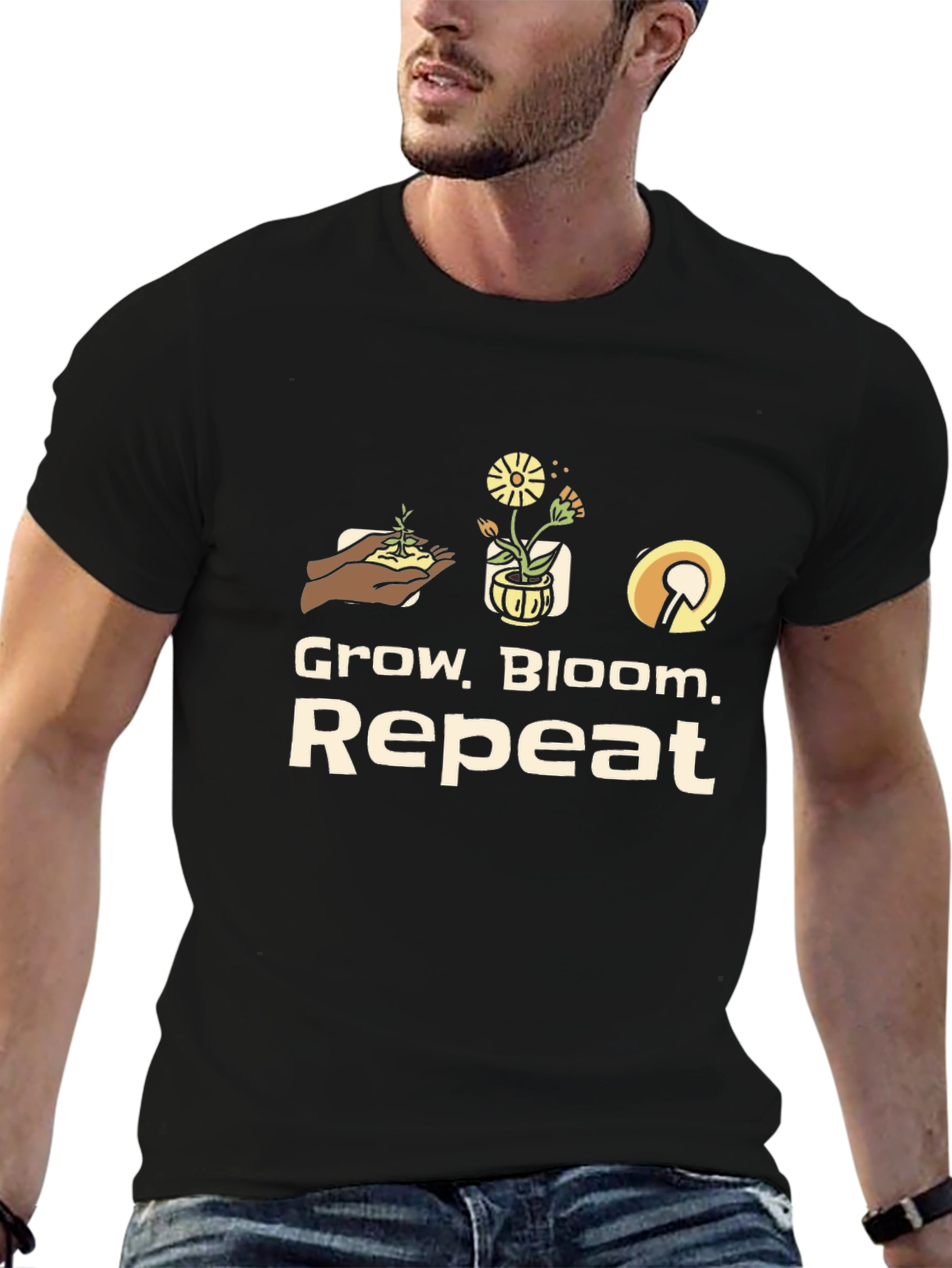 Grow Bloom Repeat T-Shirt