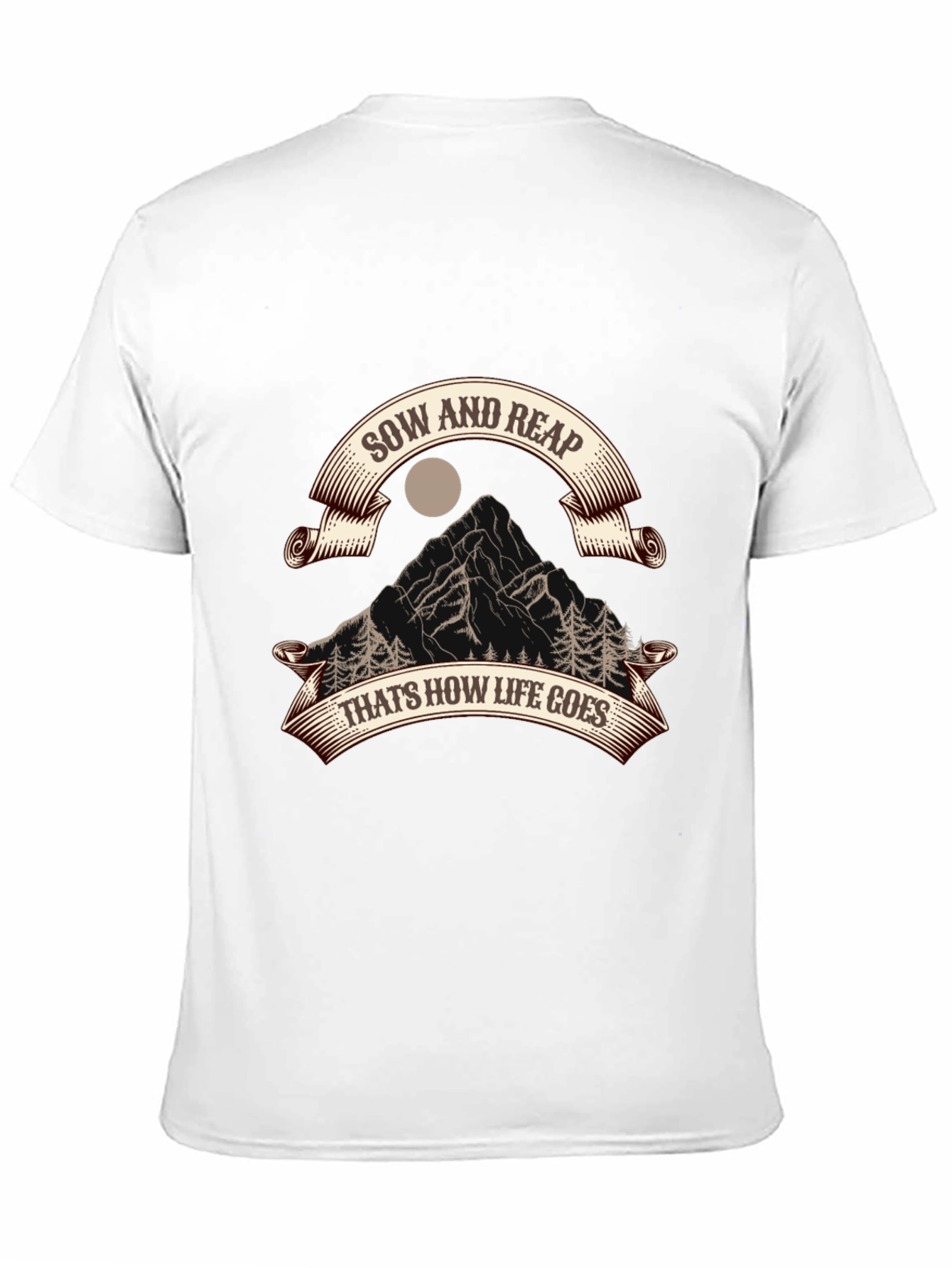 Sow and Reap Black Graphic Tee