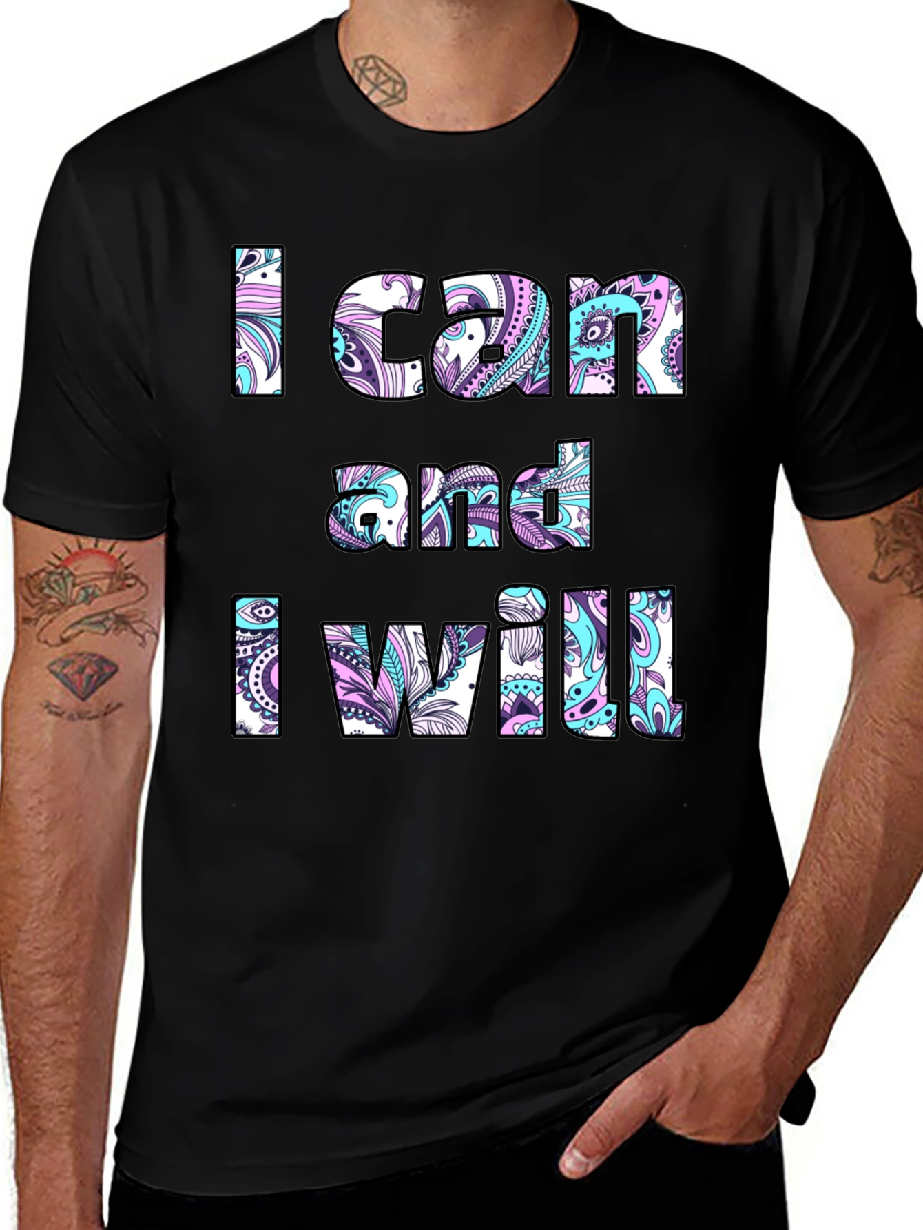 Motivational T-Shirt: I Can and I Will