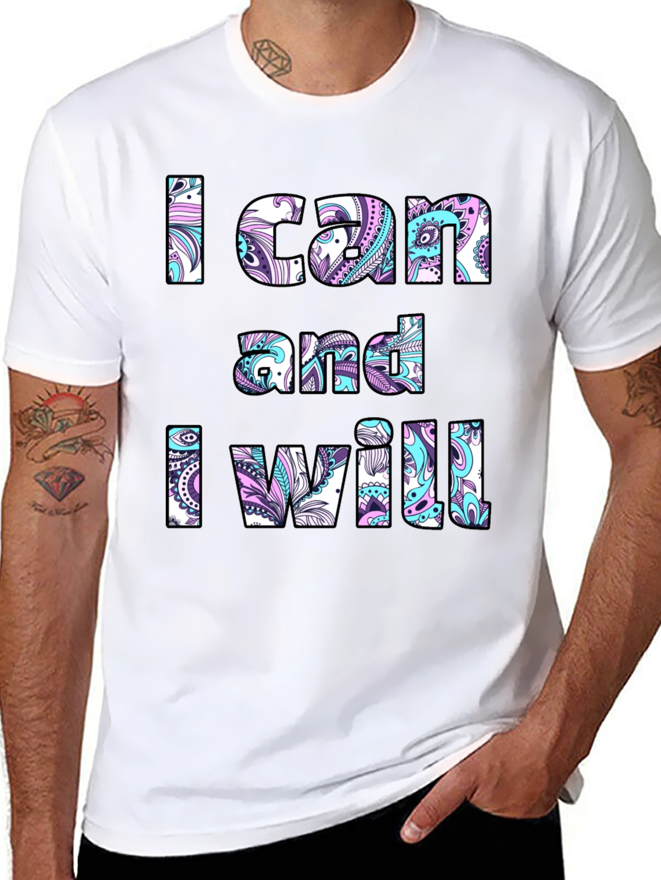 Motivational T-Shirt: I Can and I Will