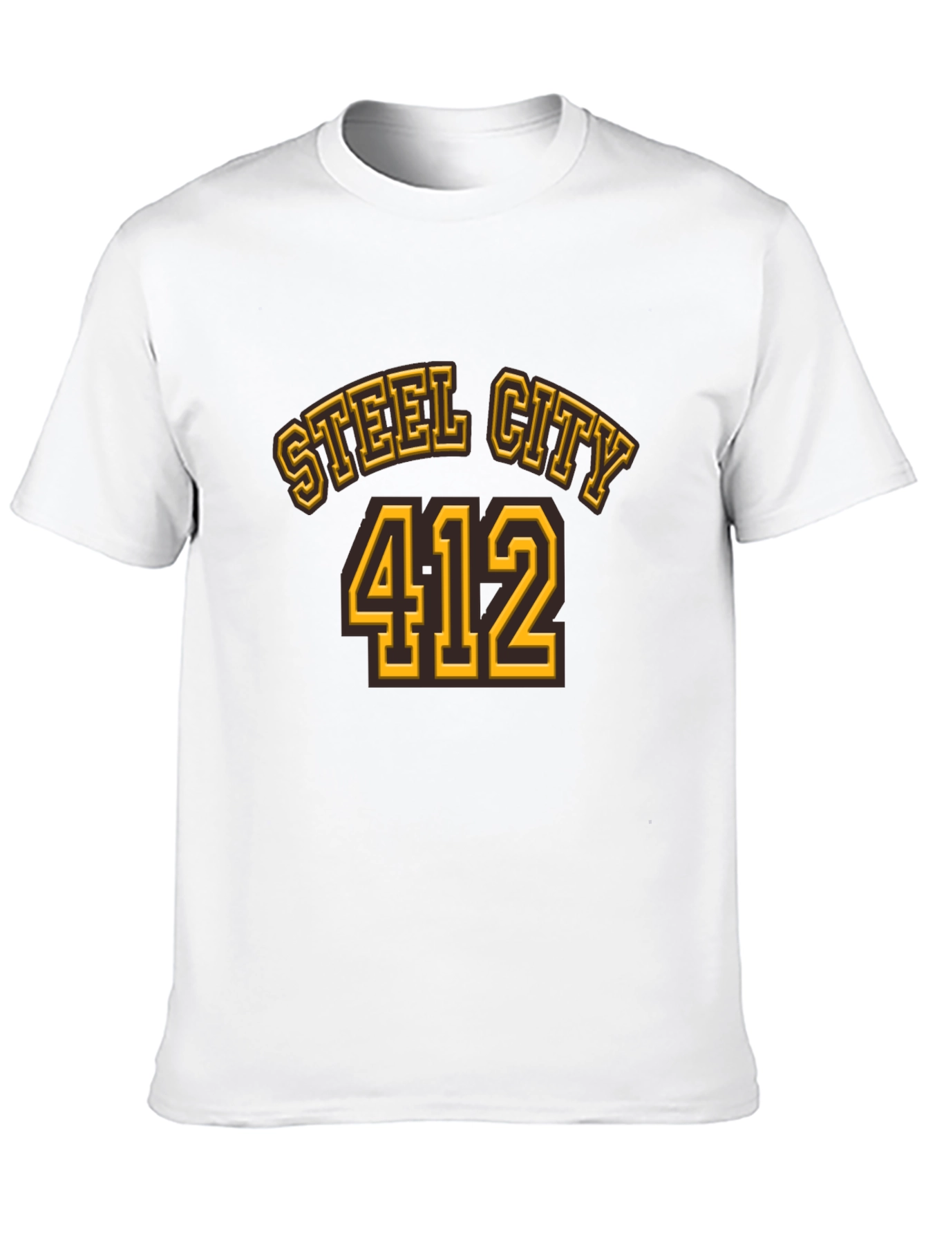 Steel City 412 Black T-Shirt