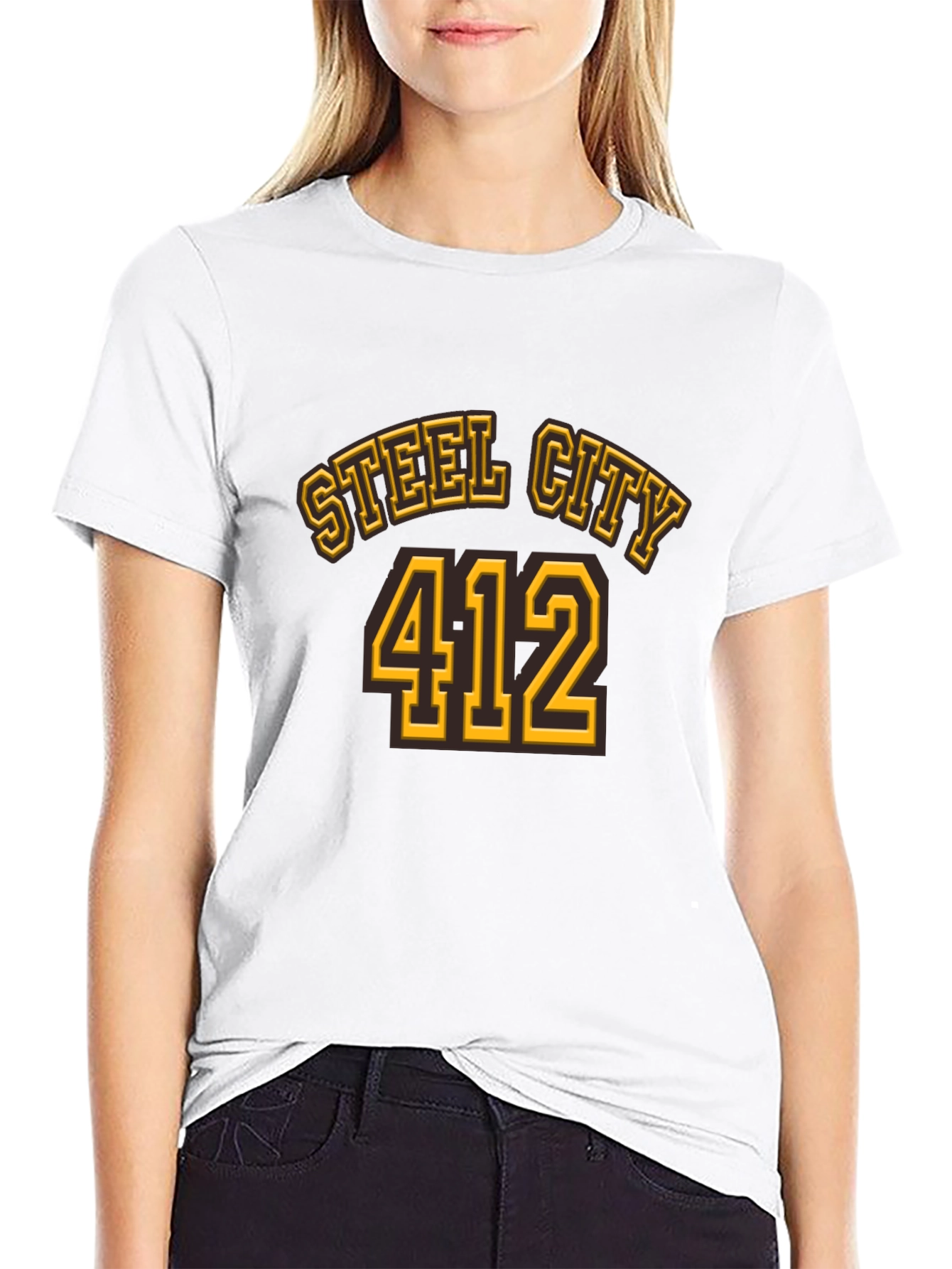 Steel City 412 Black T-Shirt