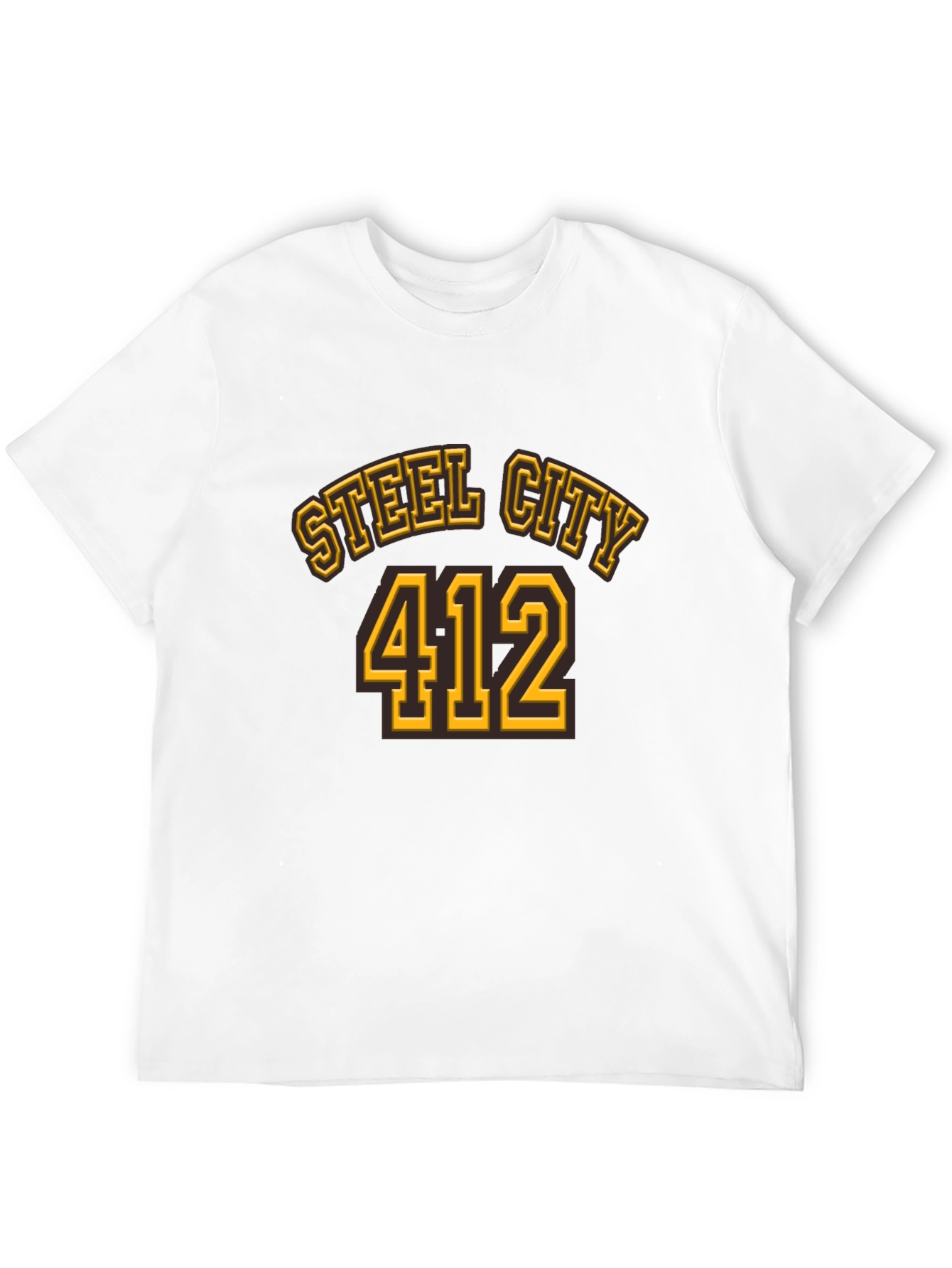 Steel City 412 Black T-Shirt