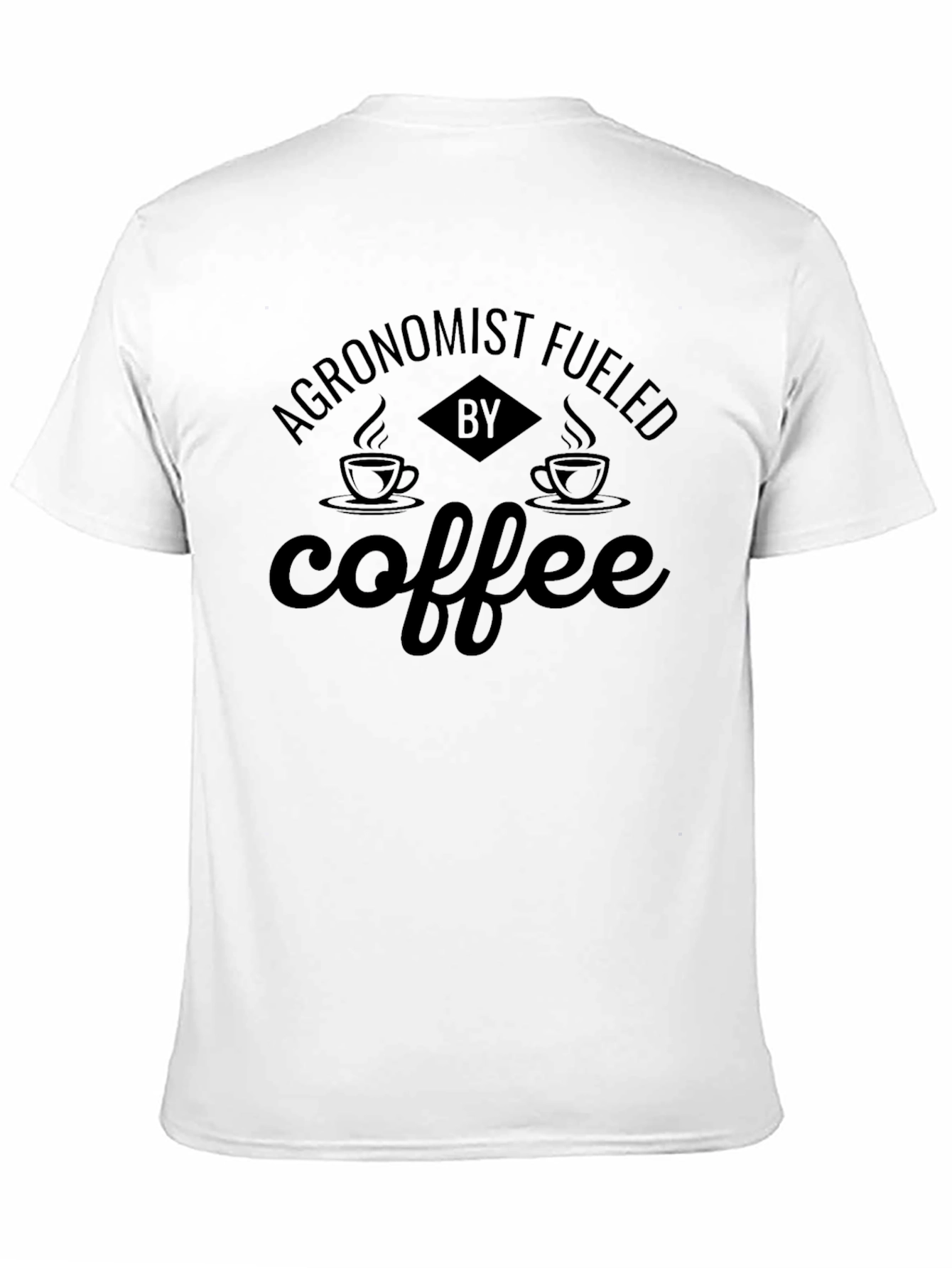 Agronomist Fueled by Coffee Black T-Shirt