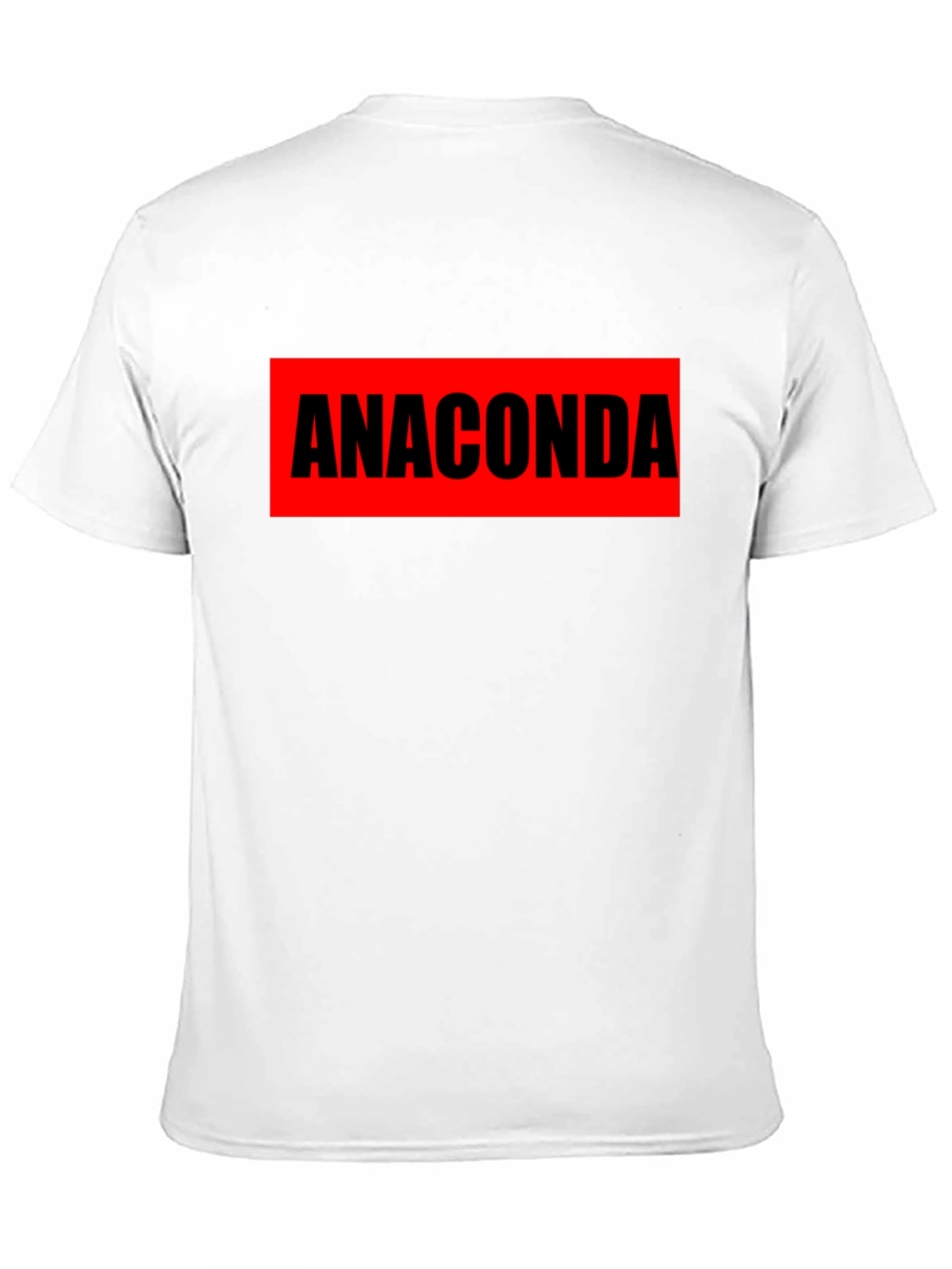 Anaconda Graphic T-Shirt - Bold Red & Black Design