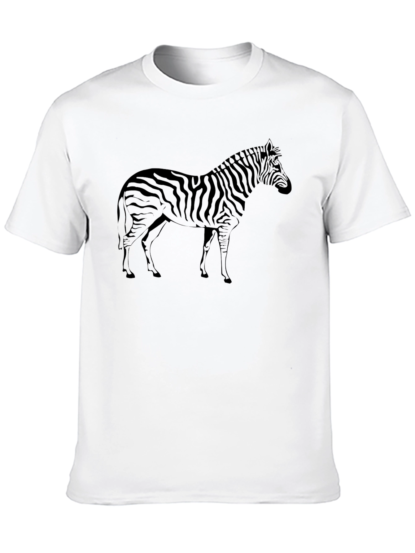 Zebra Graphic Black T-Shirt