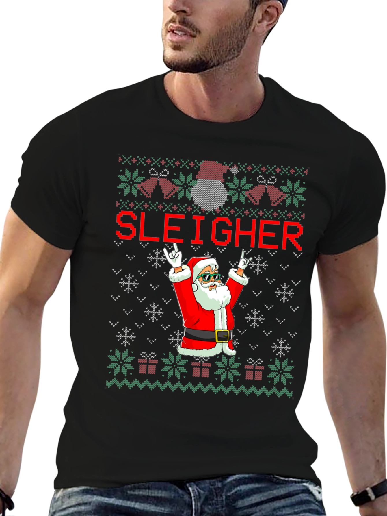 Sleigher Santa Graphic Tee