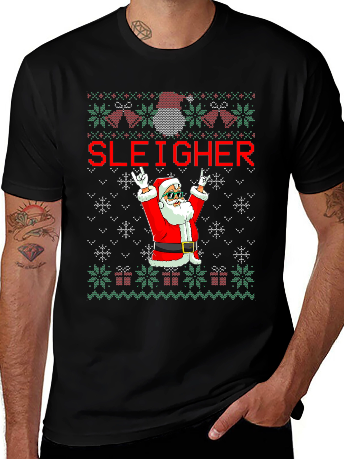Sleigher Santa Graphic Tee