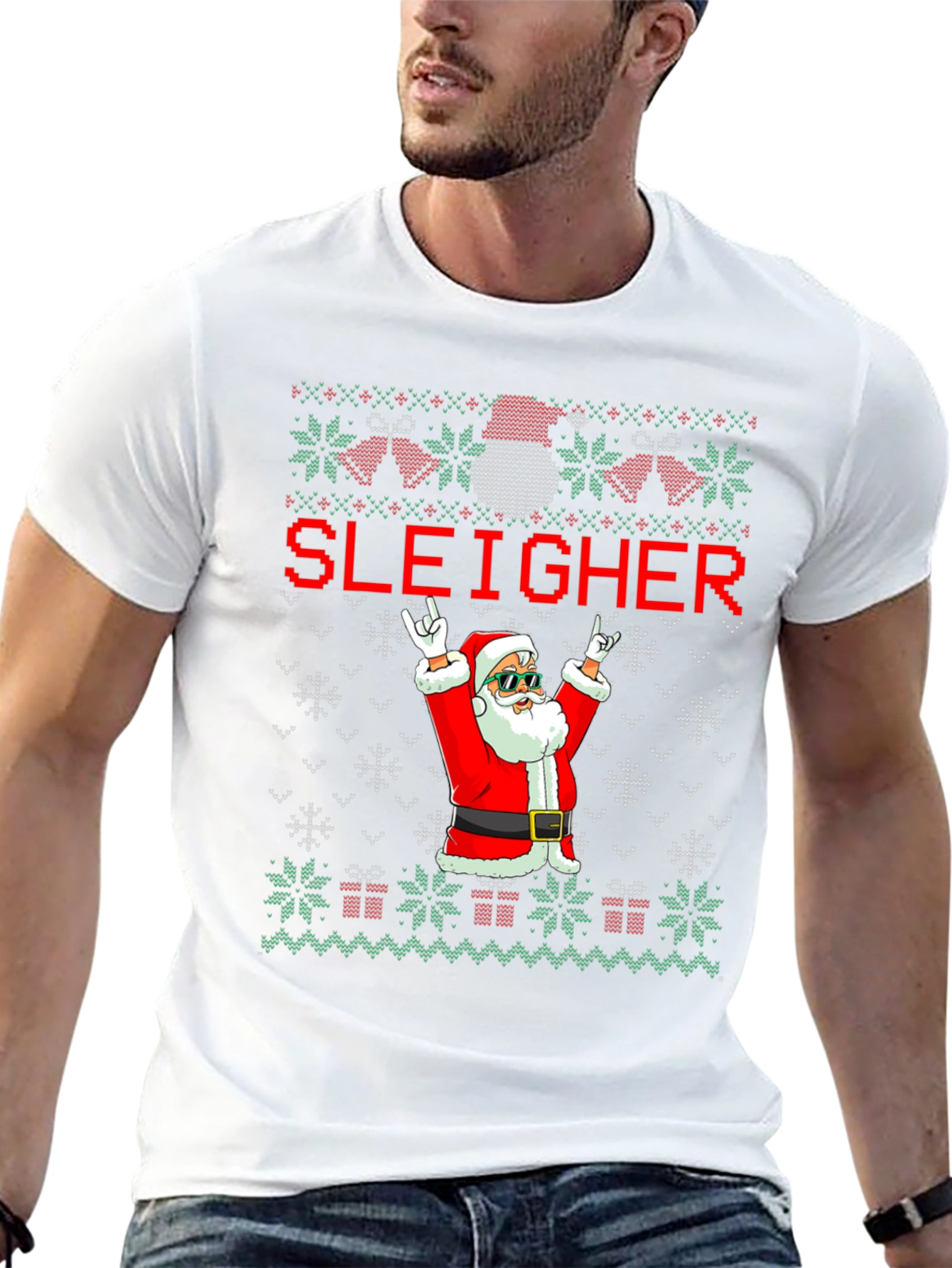 Sleigher Santa Graphic Tee