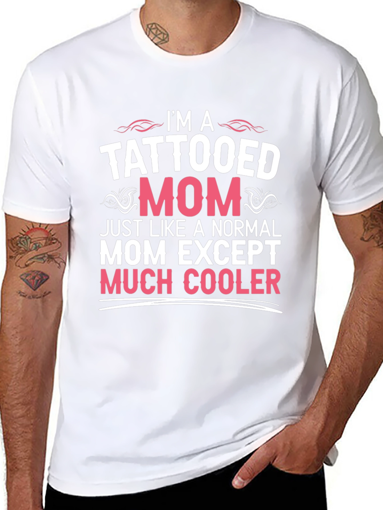 Tattooed Mom Graphic Tee - Cool Mothers Day Gift